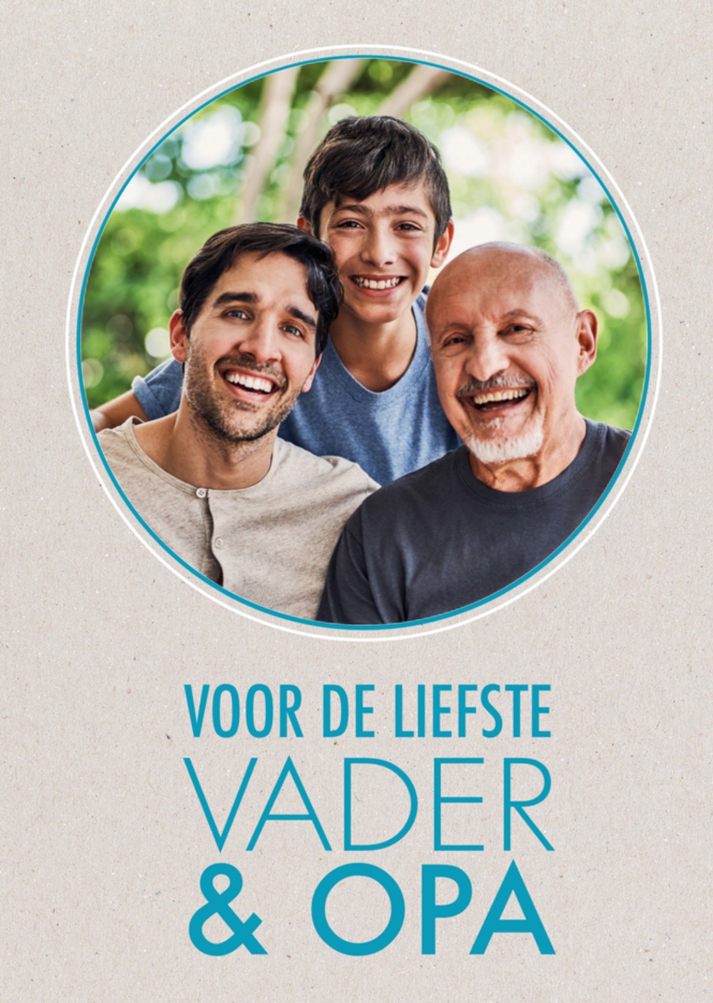 Vaderdagkaart fotokaart Kaart Paperclip