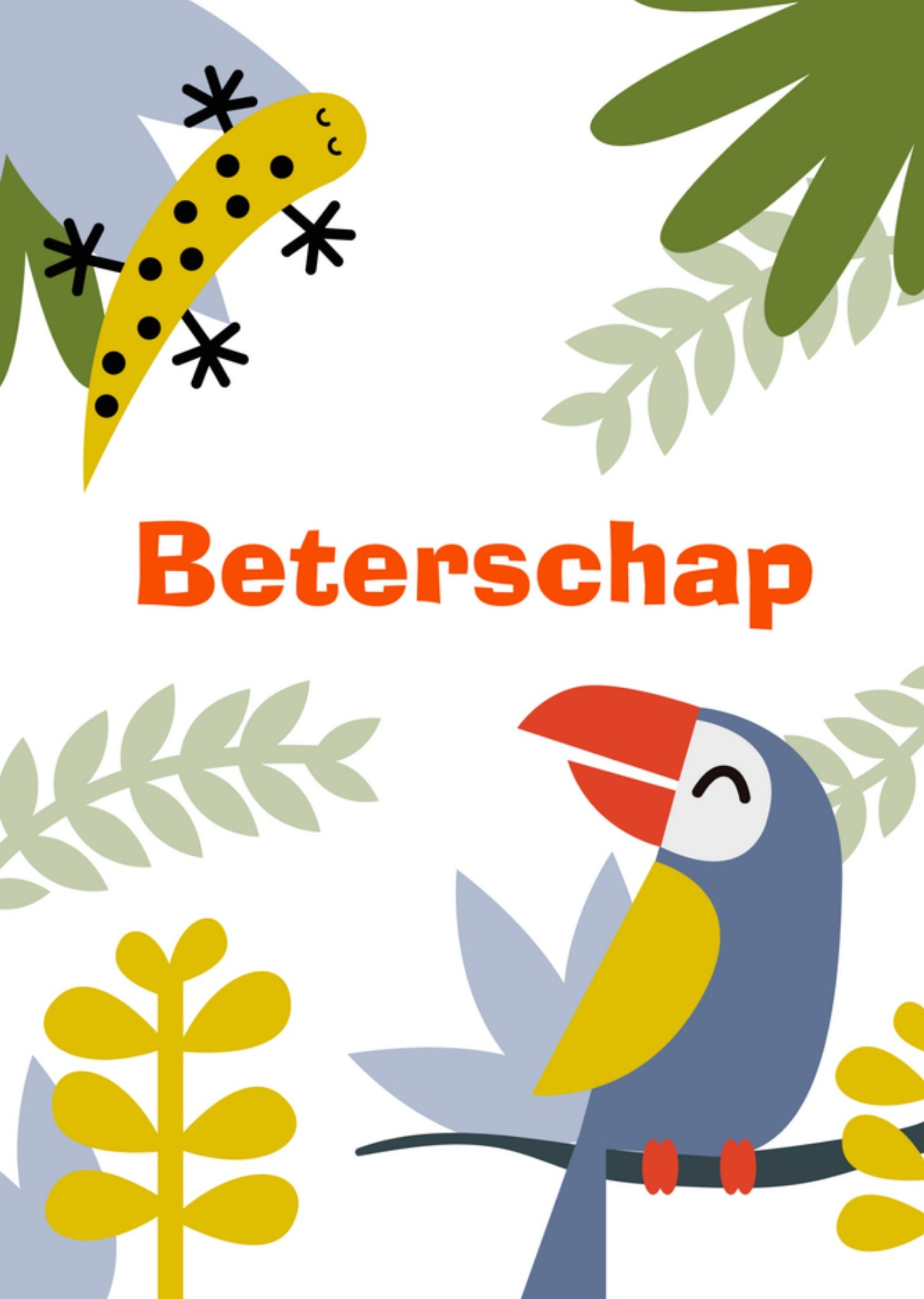 Beterschapskaart vogel Greetz