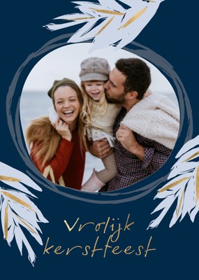 Greetz | Kerstkaart | Glitter en veren