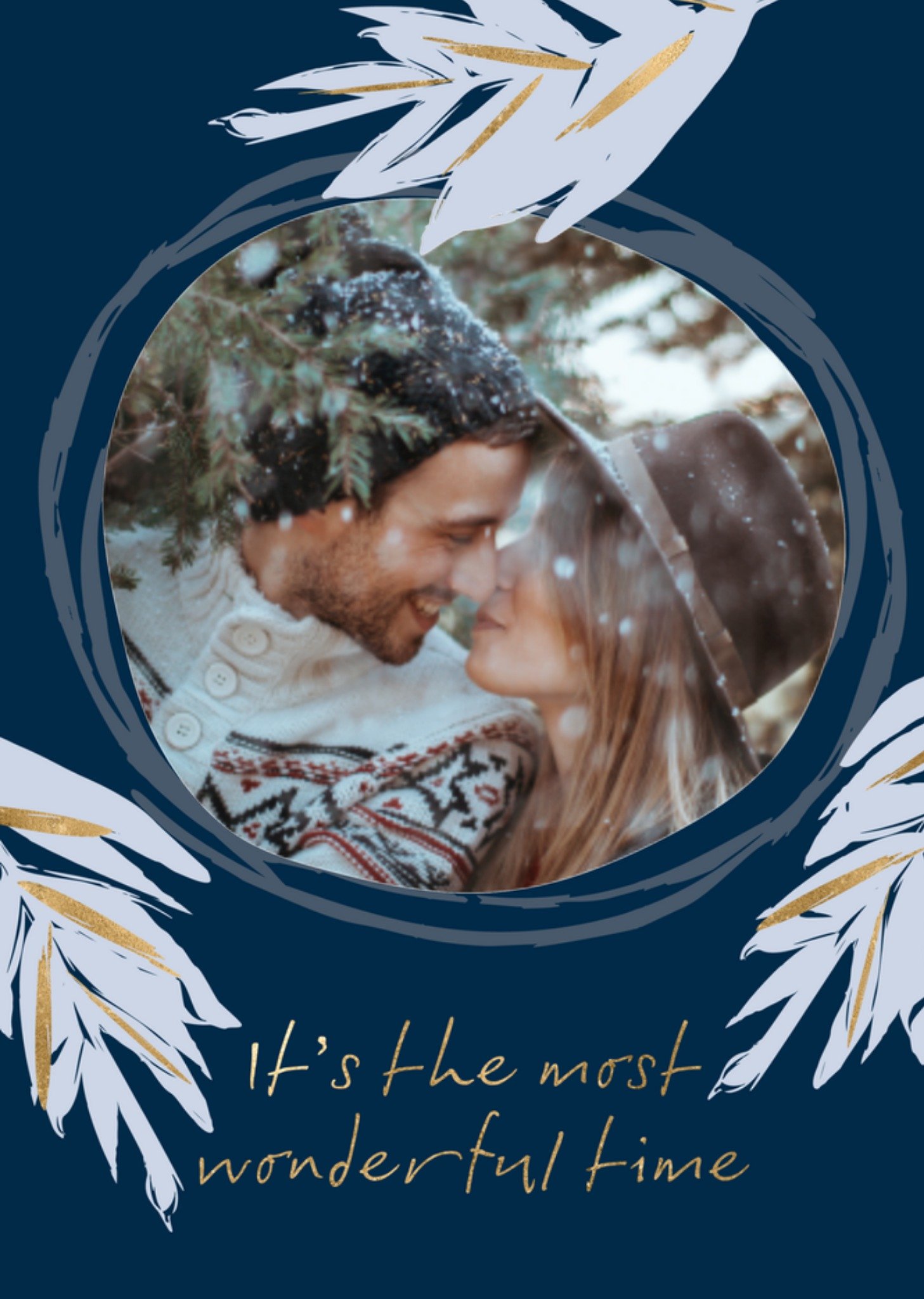 Kerst Glitter Veer Greetz