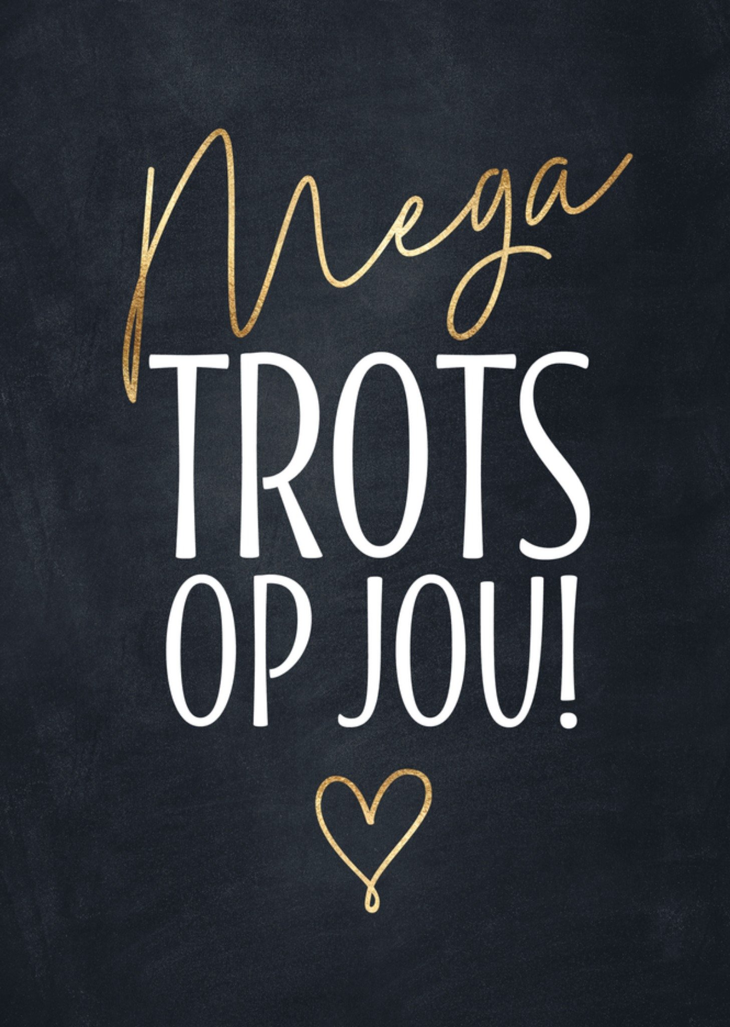 Luckz Geslaagd kaart Mega trots Hart Standard Card
