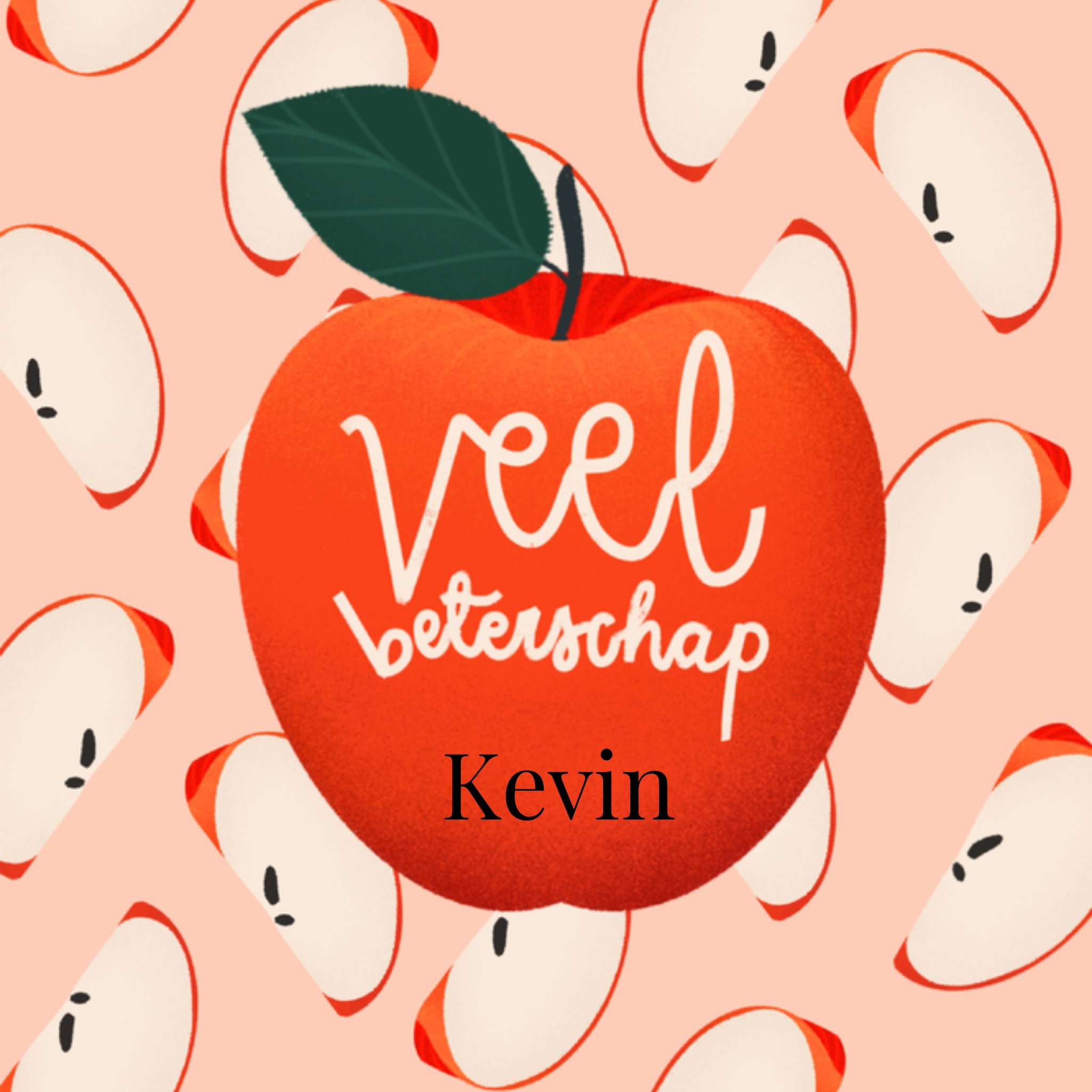 Greetz Beterschapskaart Appel Vierkant