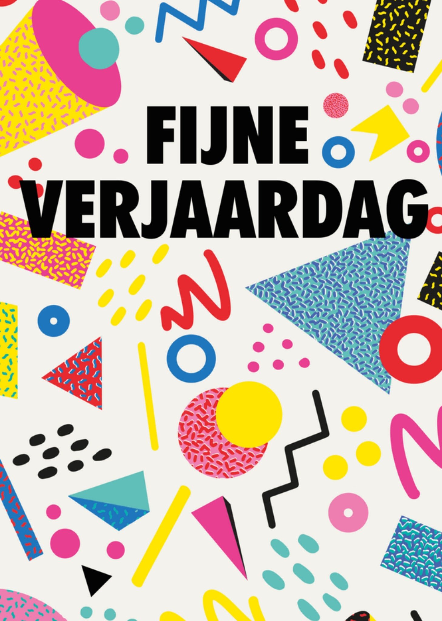 Verjaardagskaart kleurrijk Kaart Papagrazi