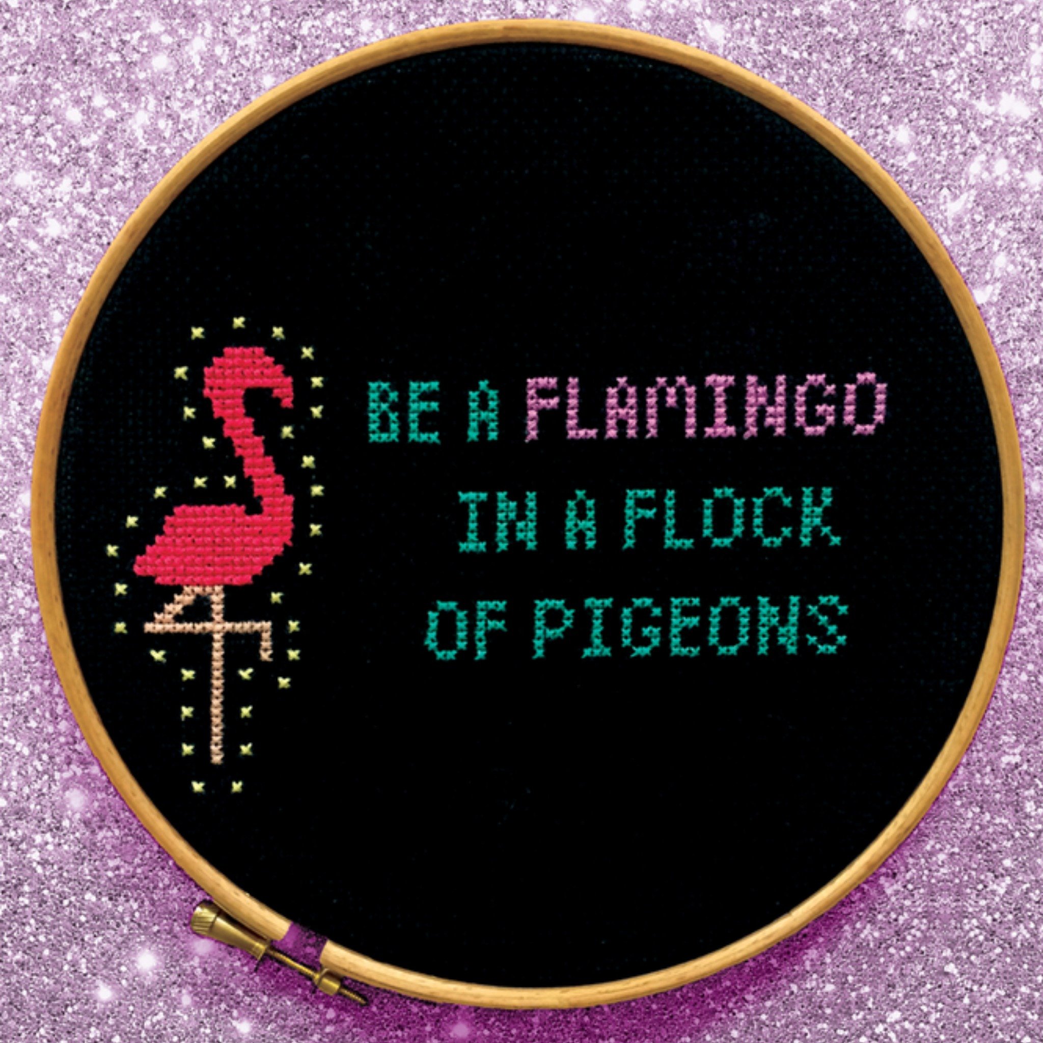 Greetz Verjaardagskaart flamingo Vierkant