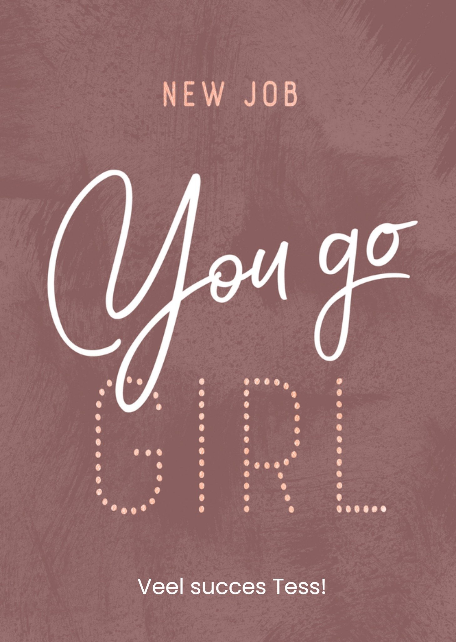 Nieuwe baan met naam Kaart Luckz