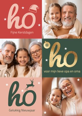 Luckz | Kerstkaart | Foto kerstkaart opa en oma 