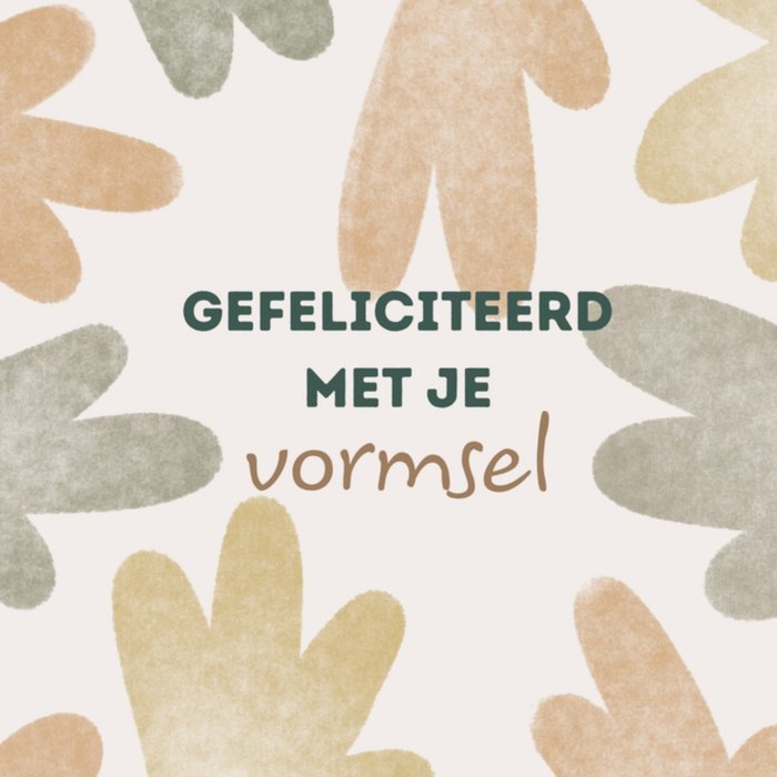 Greetz | Vormselkaart | bloem