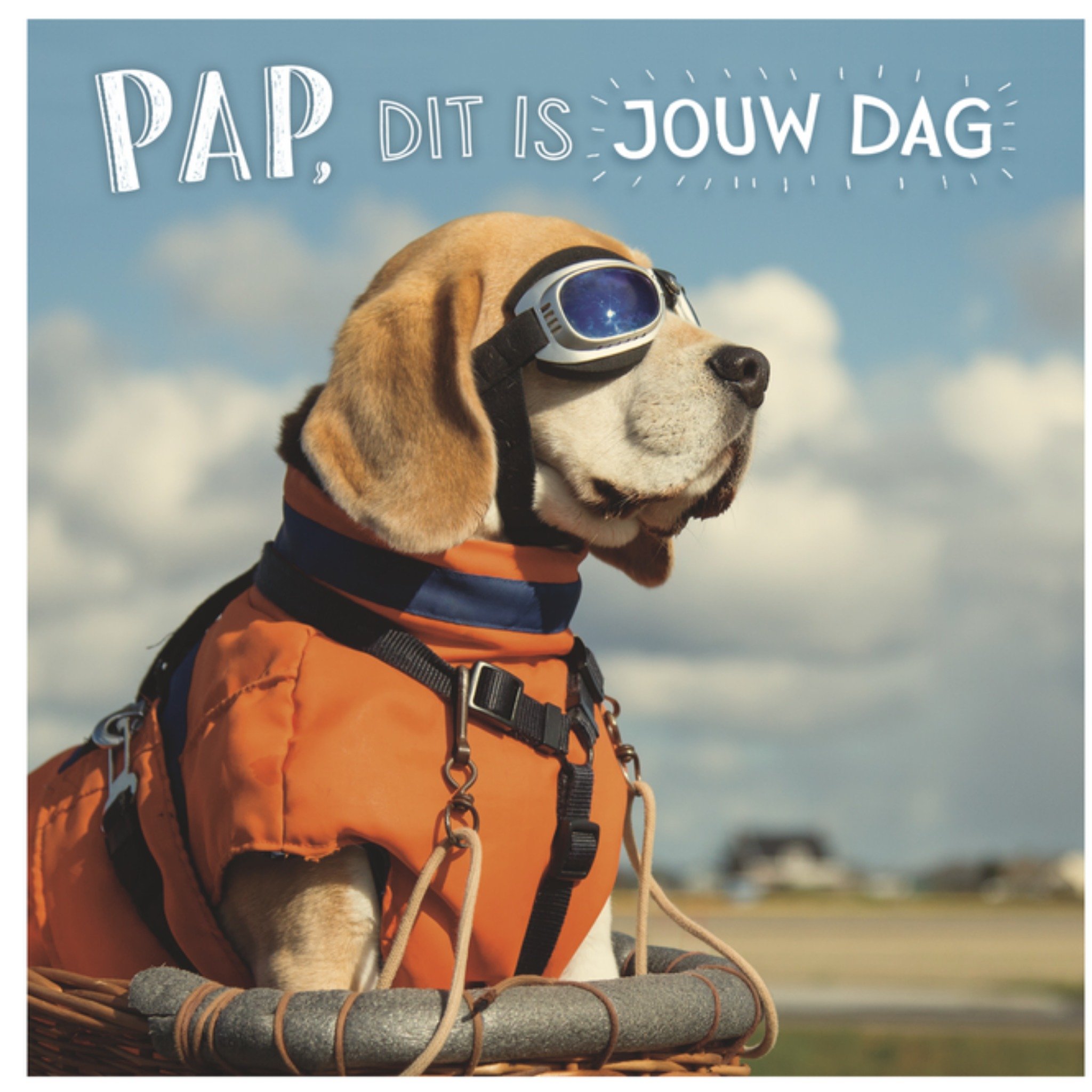 Verjaardagskaart Dit is jouw dag! Vierkante Kaart UK Greetings