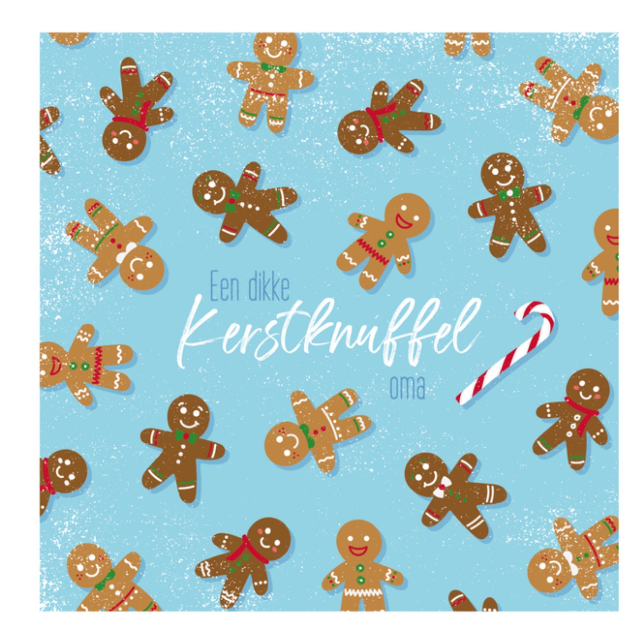 Kerstkaart Denken aan Peperkoek Paperclip