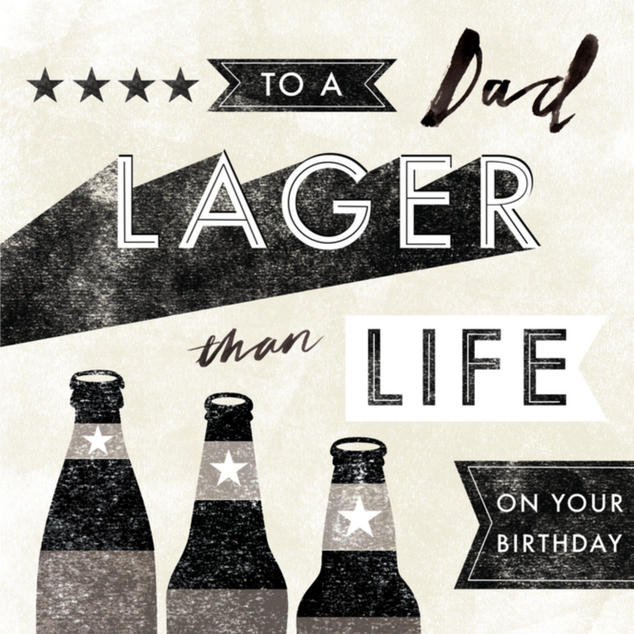 Greetz Verjaardagskaart beers for dad Vierkant