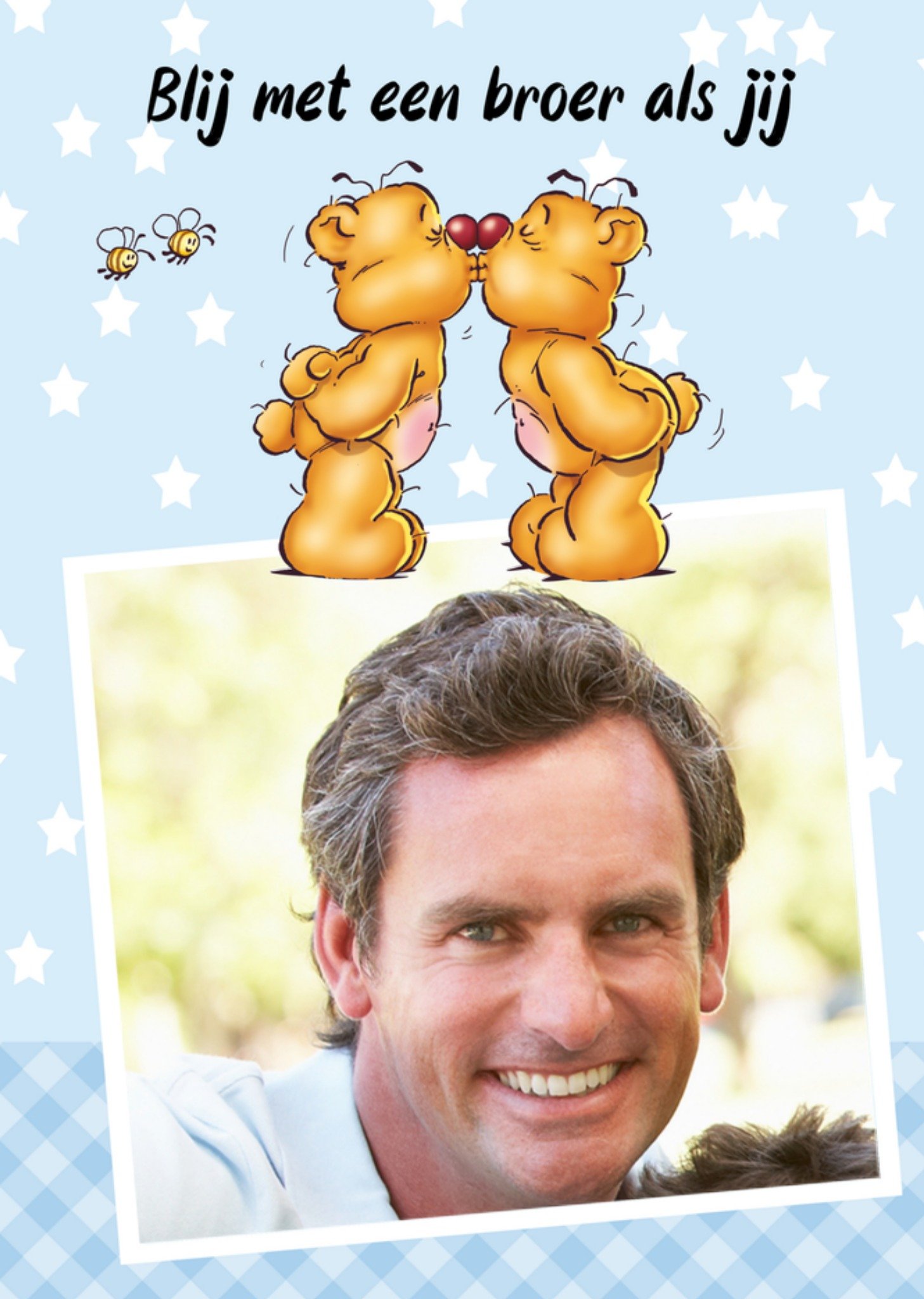 Broer en zus dag fotokaart broer Kaart Doodles