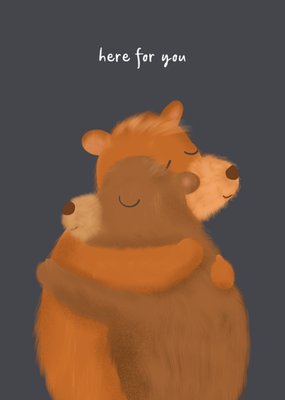 Tsjip | Denken aan kaart | Bear hug | Lief