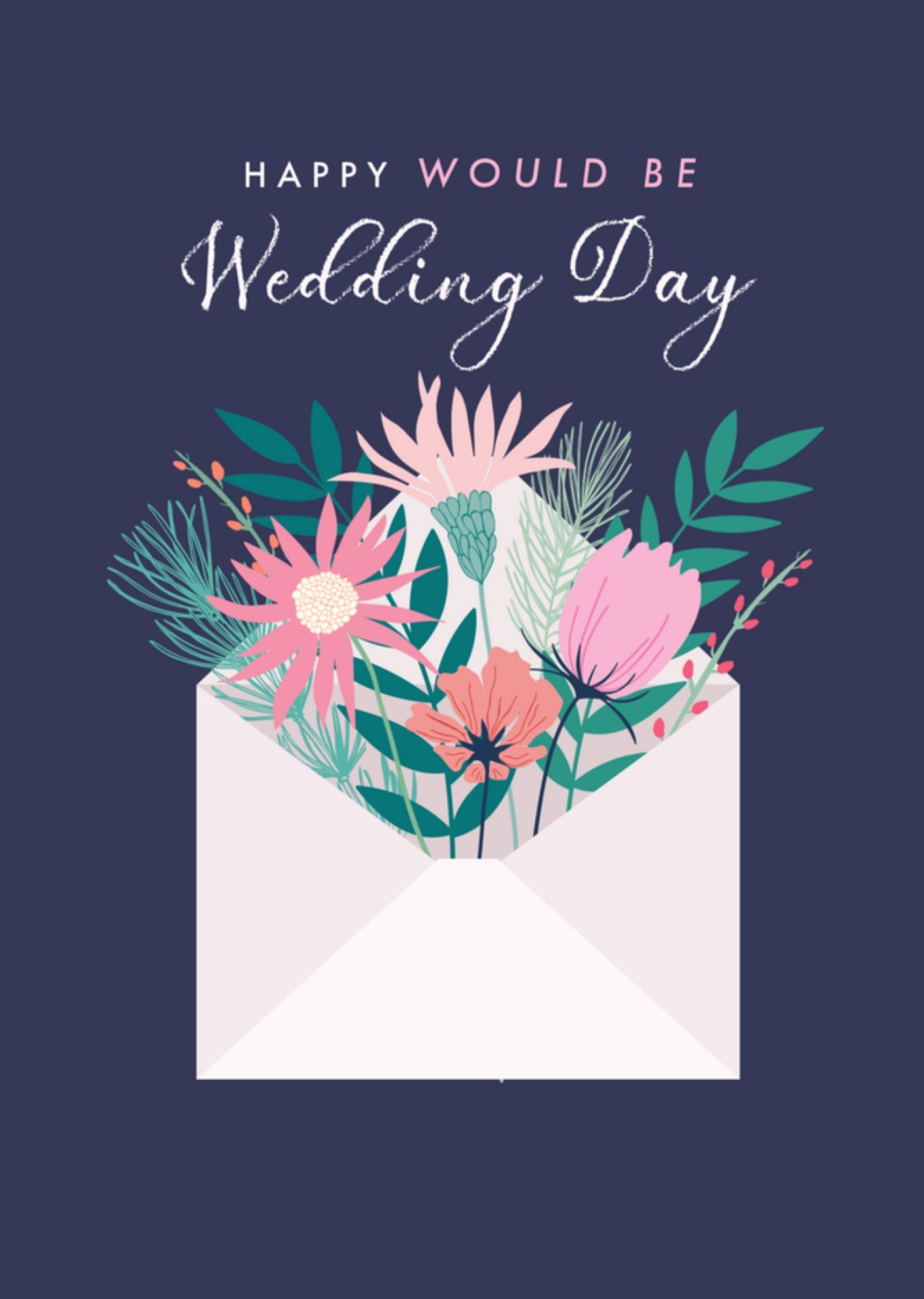 Huwelijkskaart uitgesteld huwelijk Kaart Pigment