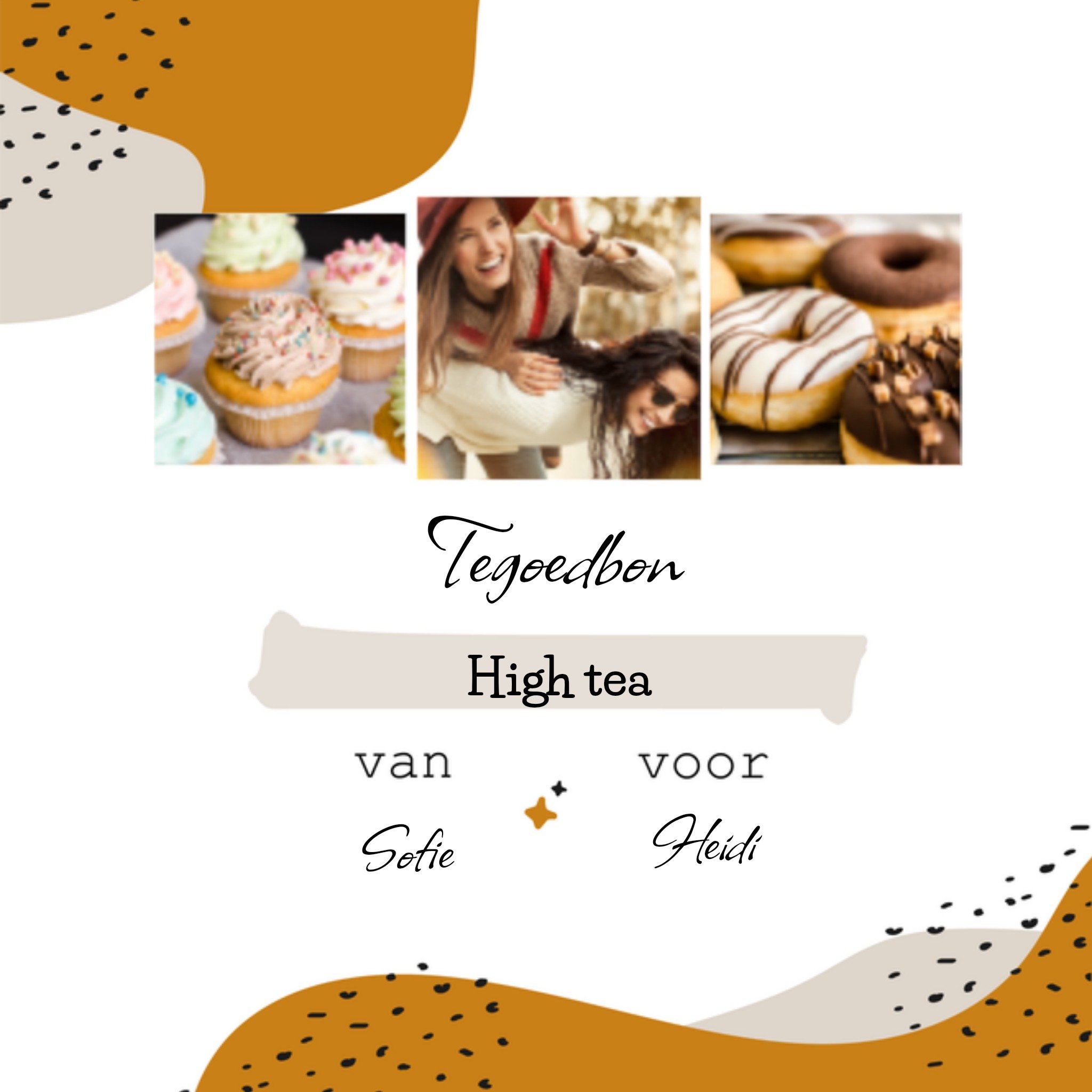 Greetz Moederdagkaart foto met naam Vierkant