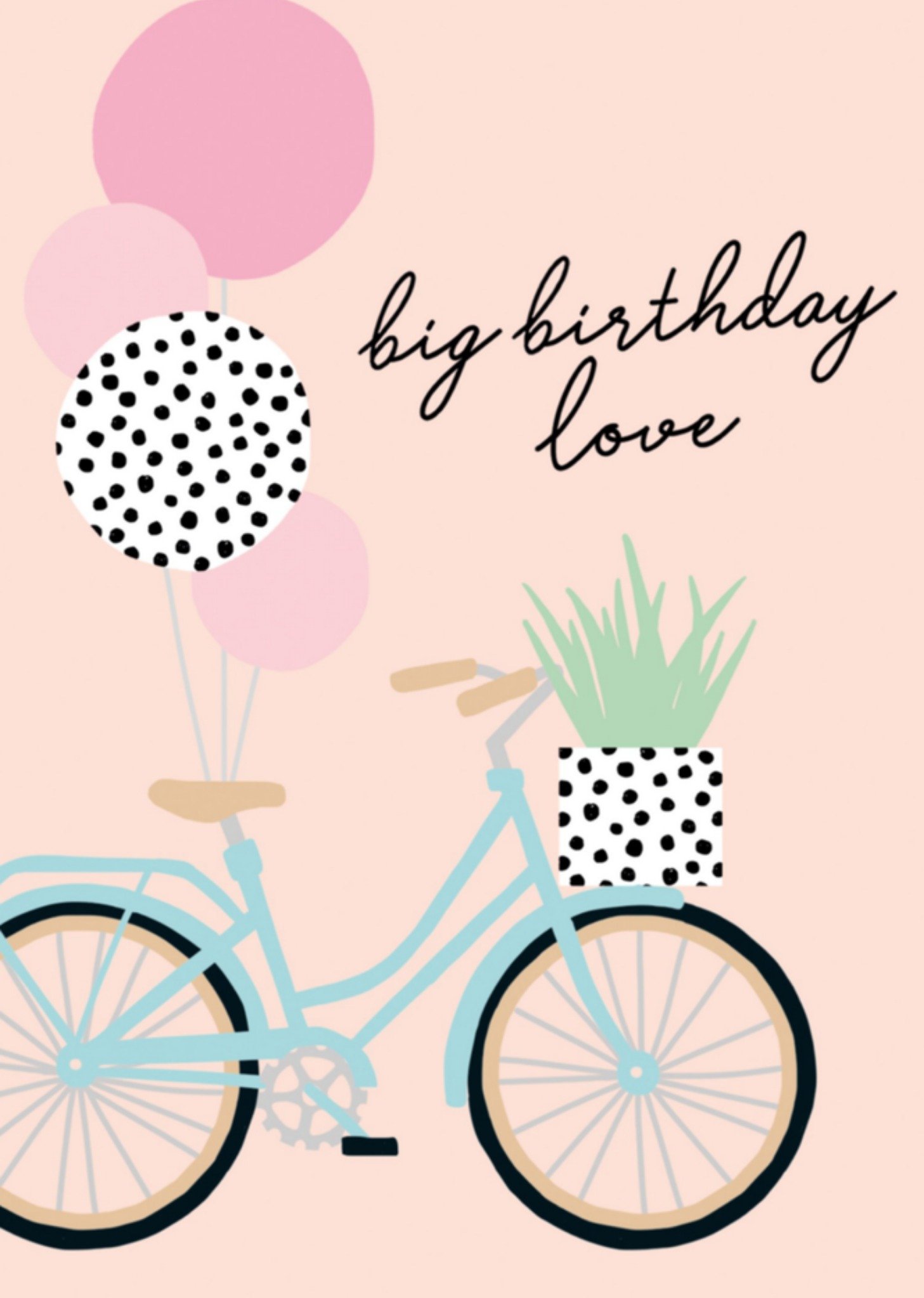 Verjaardagskaart fiets Kaart Sadler Jones