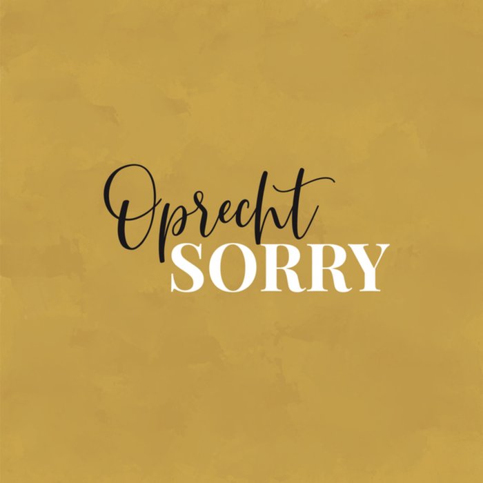 Tsjip | Sorry kaart | Collega