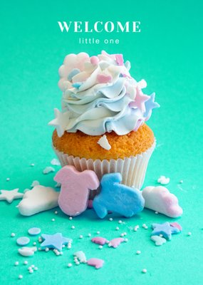 Photoflash | Geboortekaart | Cupcake