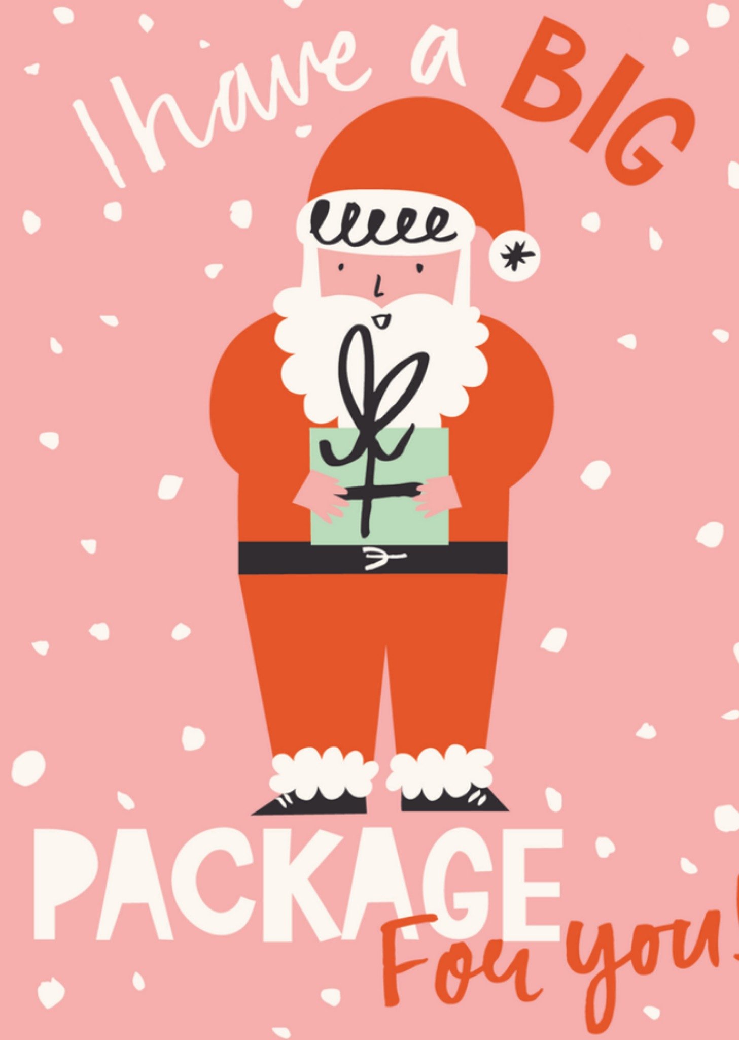 Kerstkaart Kerstman Rumble Cards