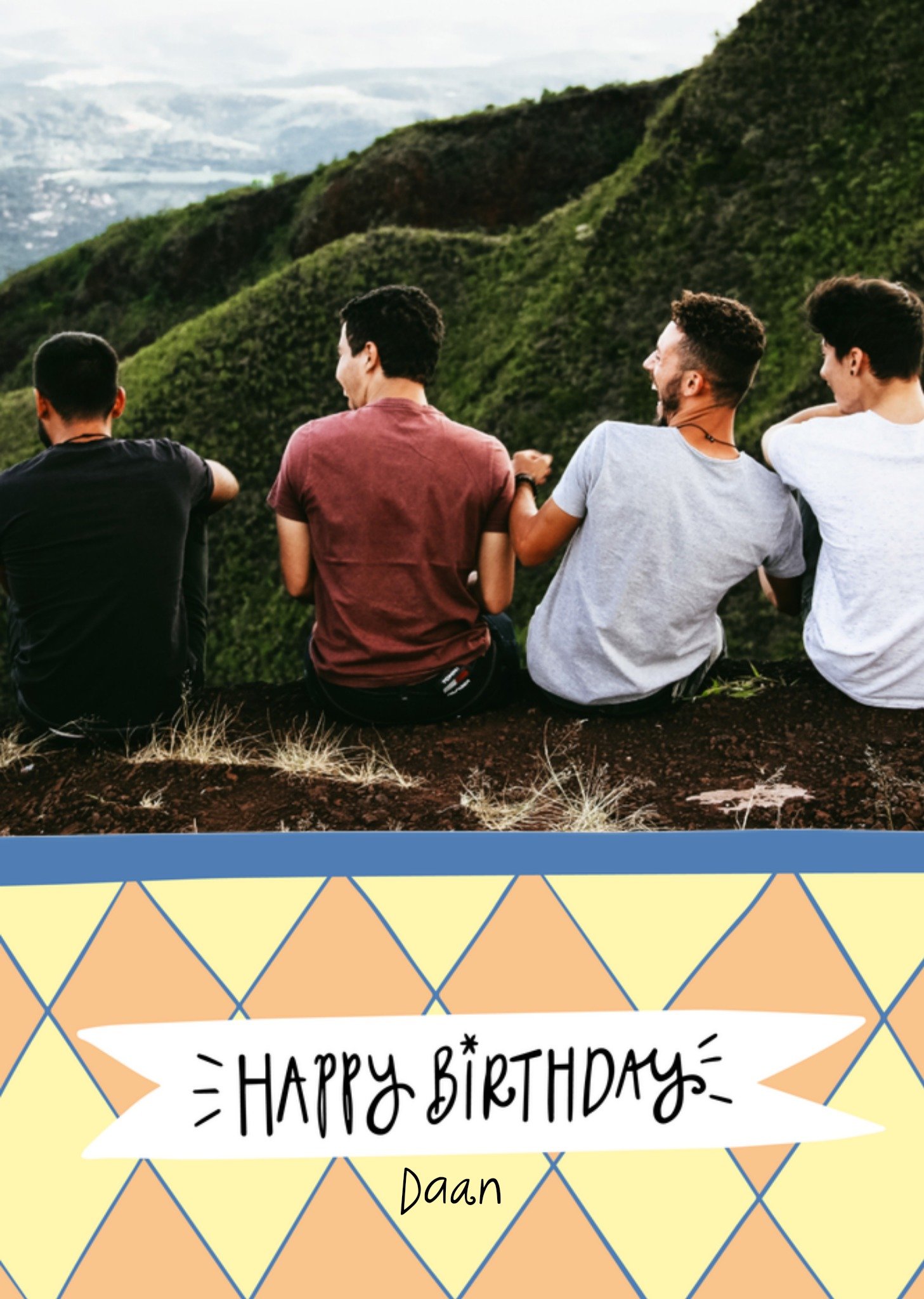 Verjaardagskaart Met foto Kaart Funny Side Up