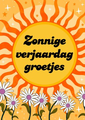 Greetz | Verjaardagskaart | Zonnige groetjes