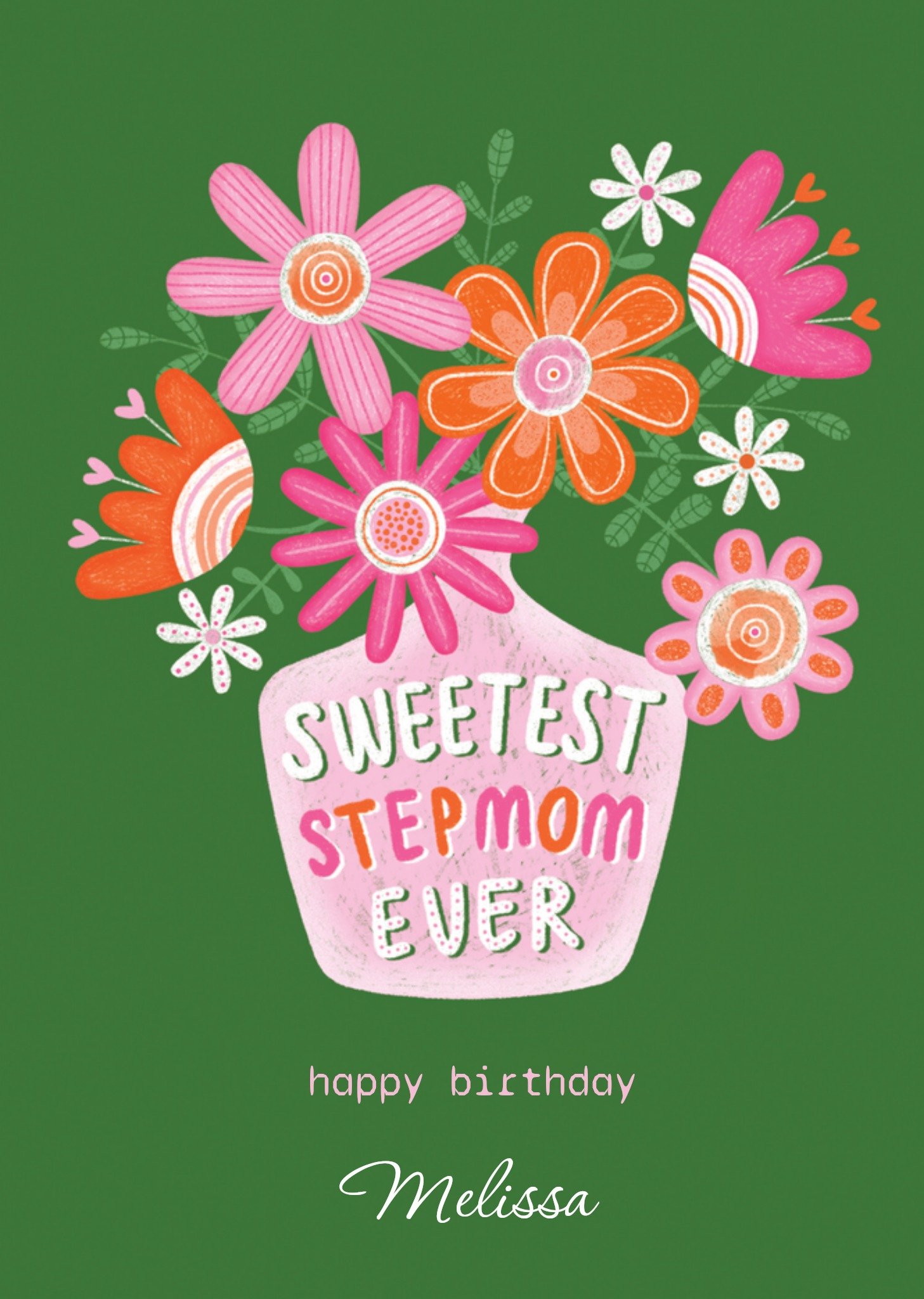 Verjaardag Stiefmoeder Kaart Marieke Witke