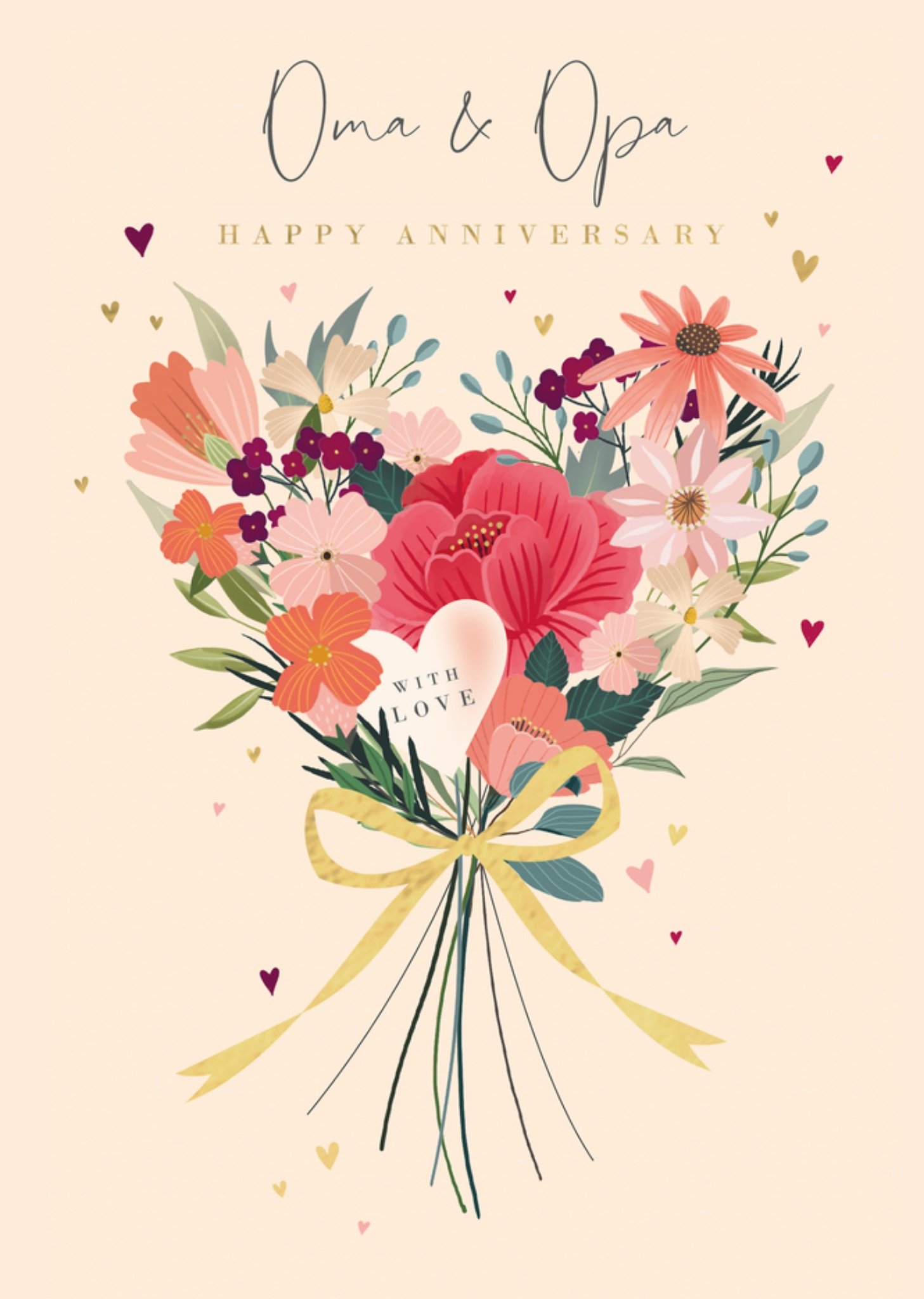 Abacus Jubileum kaart Oma And Opa Happy Anniversary Kaart Abacus Cards