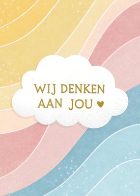 Greetz | Denken aan Ansichtkaart | Wij denken aan jou