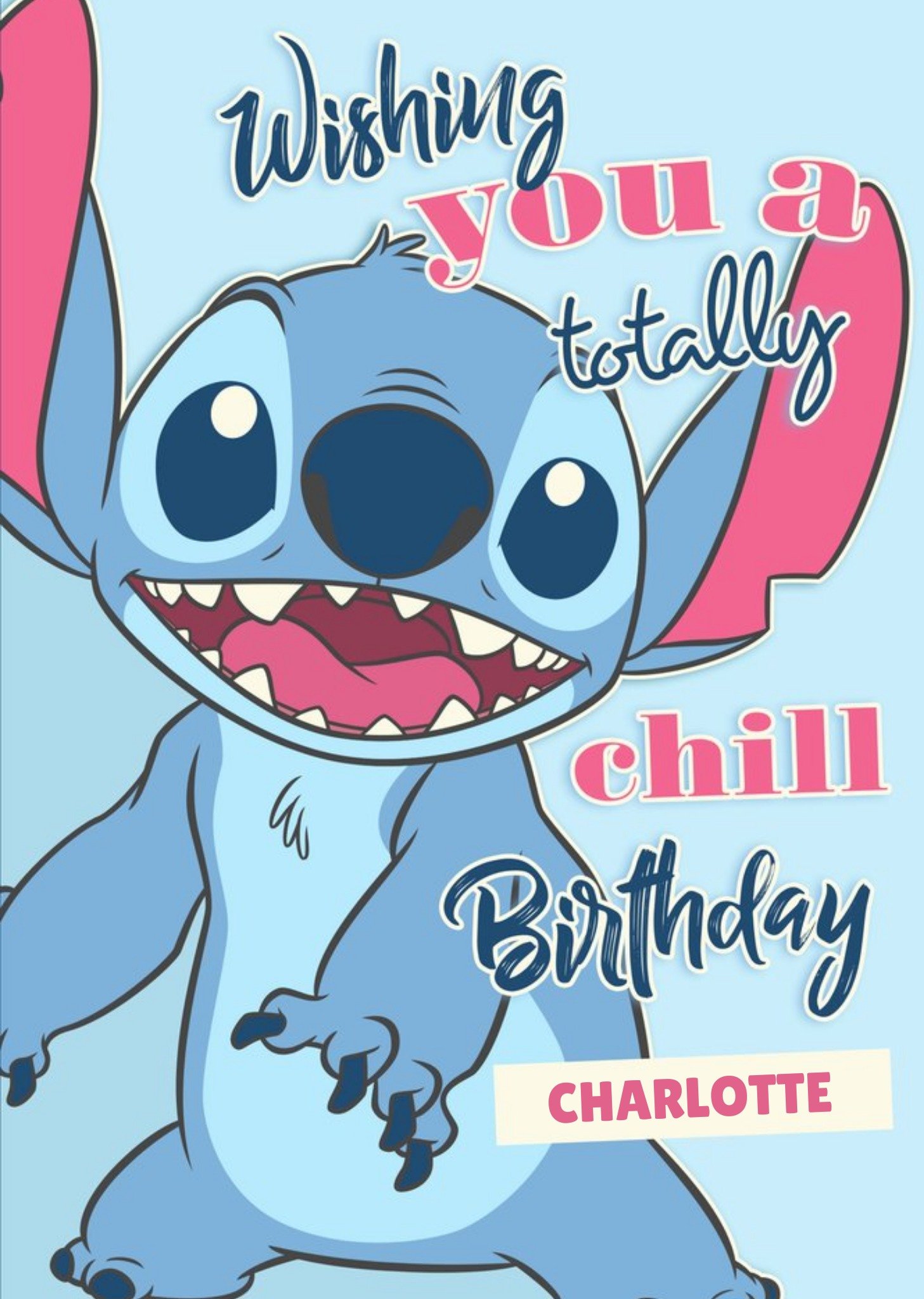 Verjaardagskaart Lilo Stitch Chill Birthday Kaart Disney