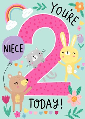 Greetz | Verjaardagskaart | You're 2 today