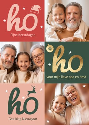 Luckz | Kerstkaart | Foto kerstkaart opa en oma 