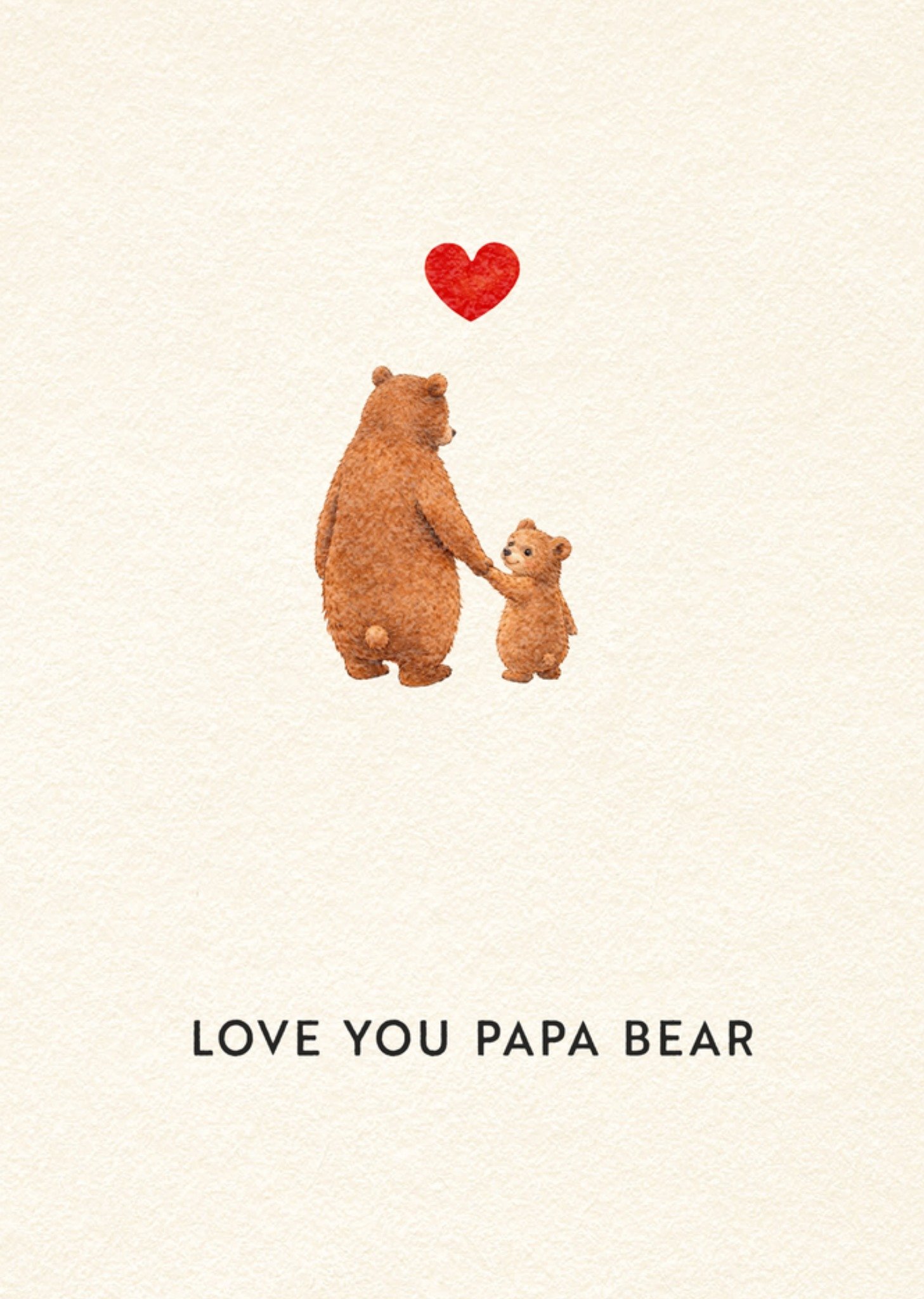Bright Spot Vaderdagkaart Love you papa Knuffelbeer Greetz