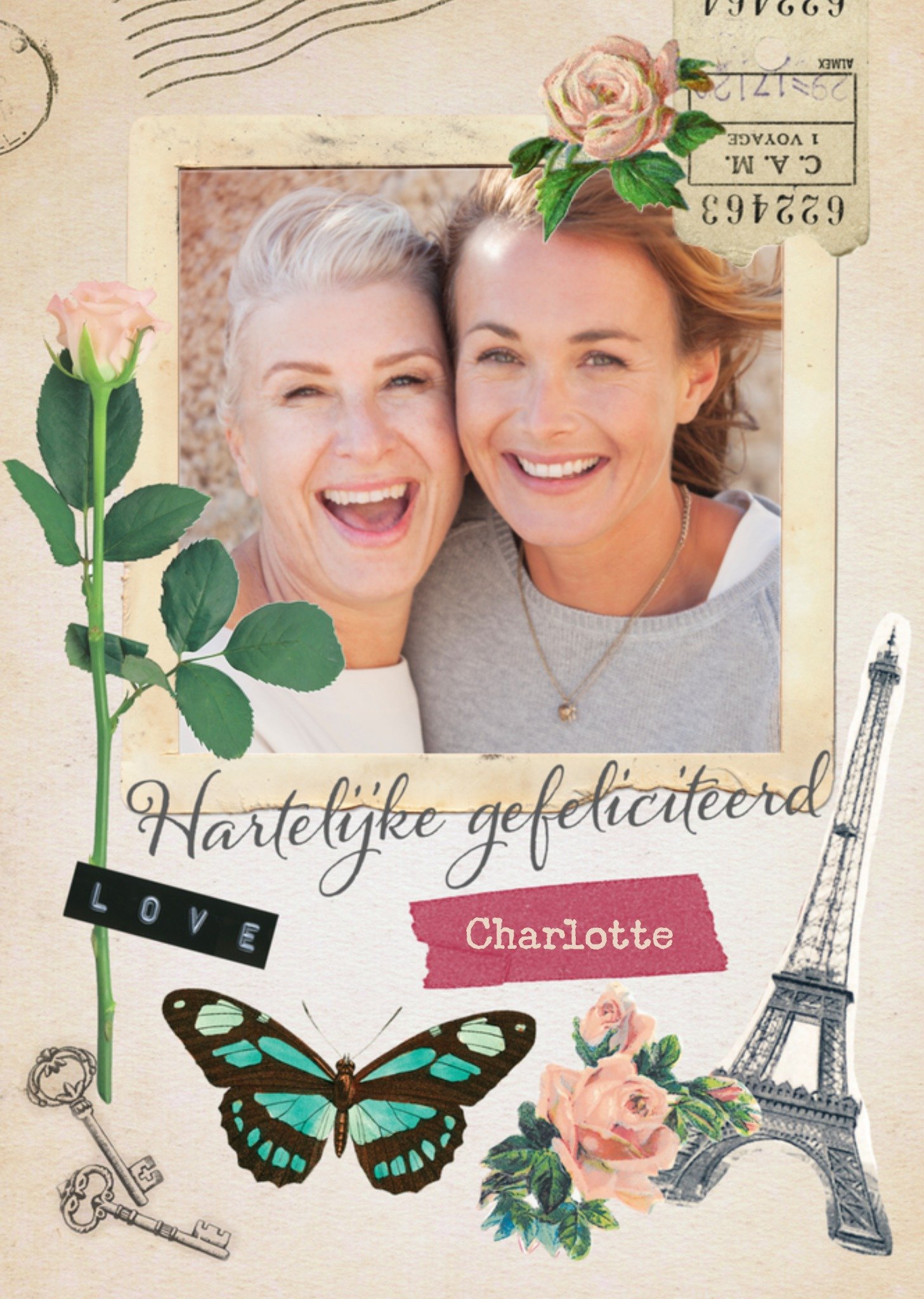 Verjaardag Bloemen Parijs Greetz