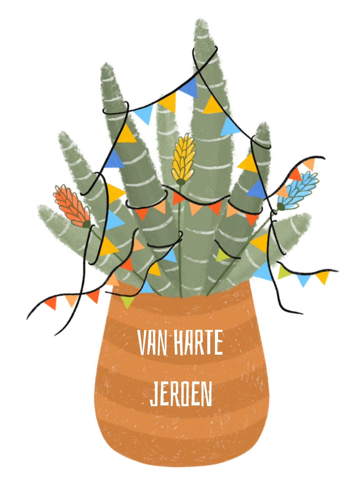 Felicitatiekaart Planten Kaart Marieke Witke