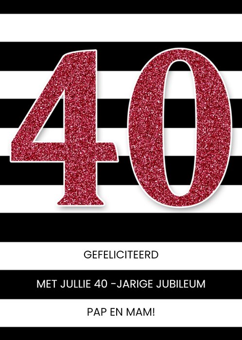 Greetz | Huwelijksjubileum | 40 jaar getrouwd