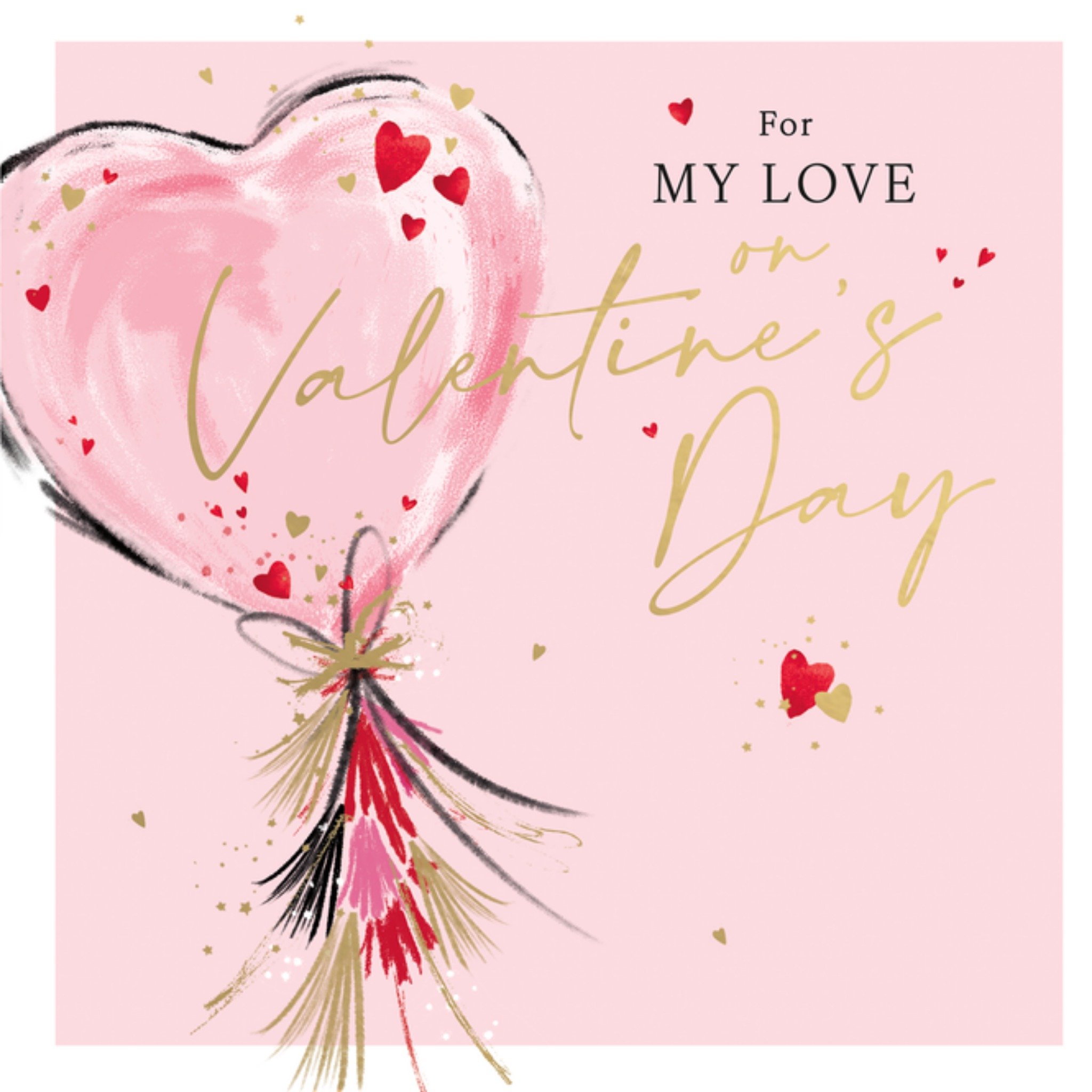 UK Greetings Valentijnskaart For my love Vierkante Kaart Greetz