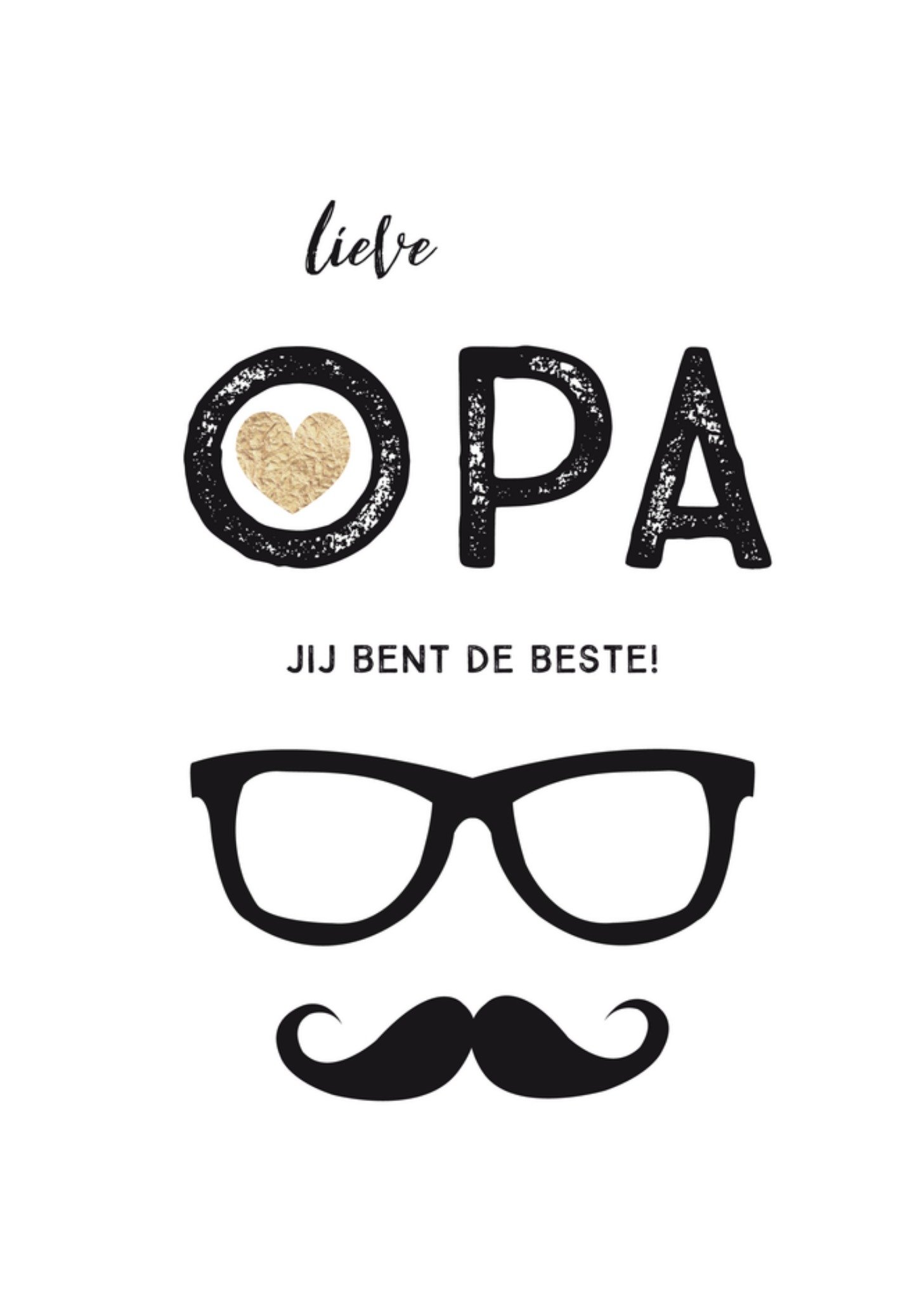 Denken aan kaart Bril Opa Kaart Tsjip