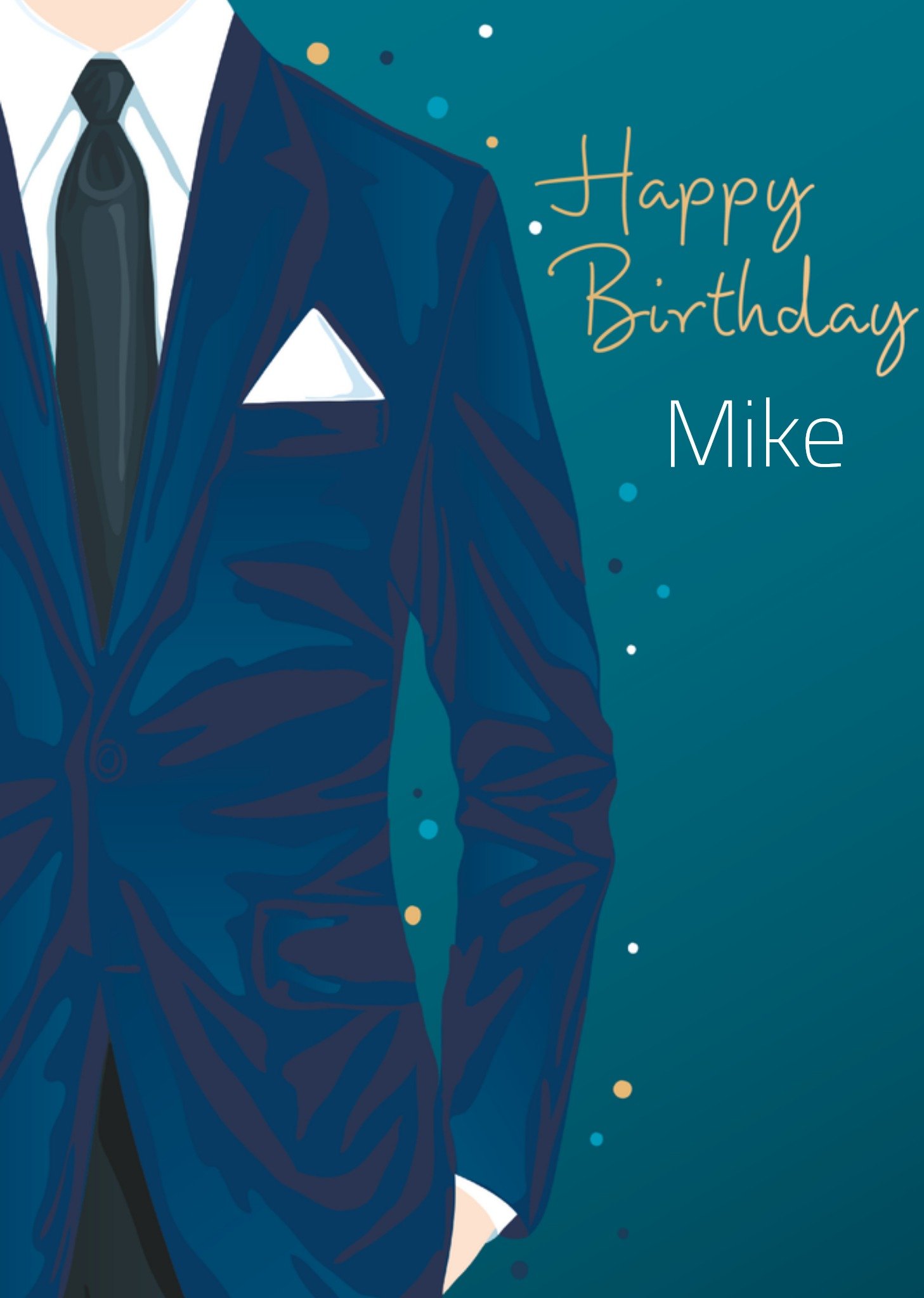 Verjaardagskaart Pak Naam Kaart TMS