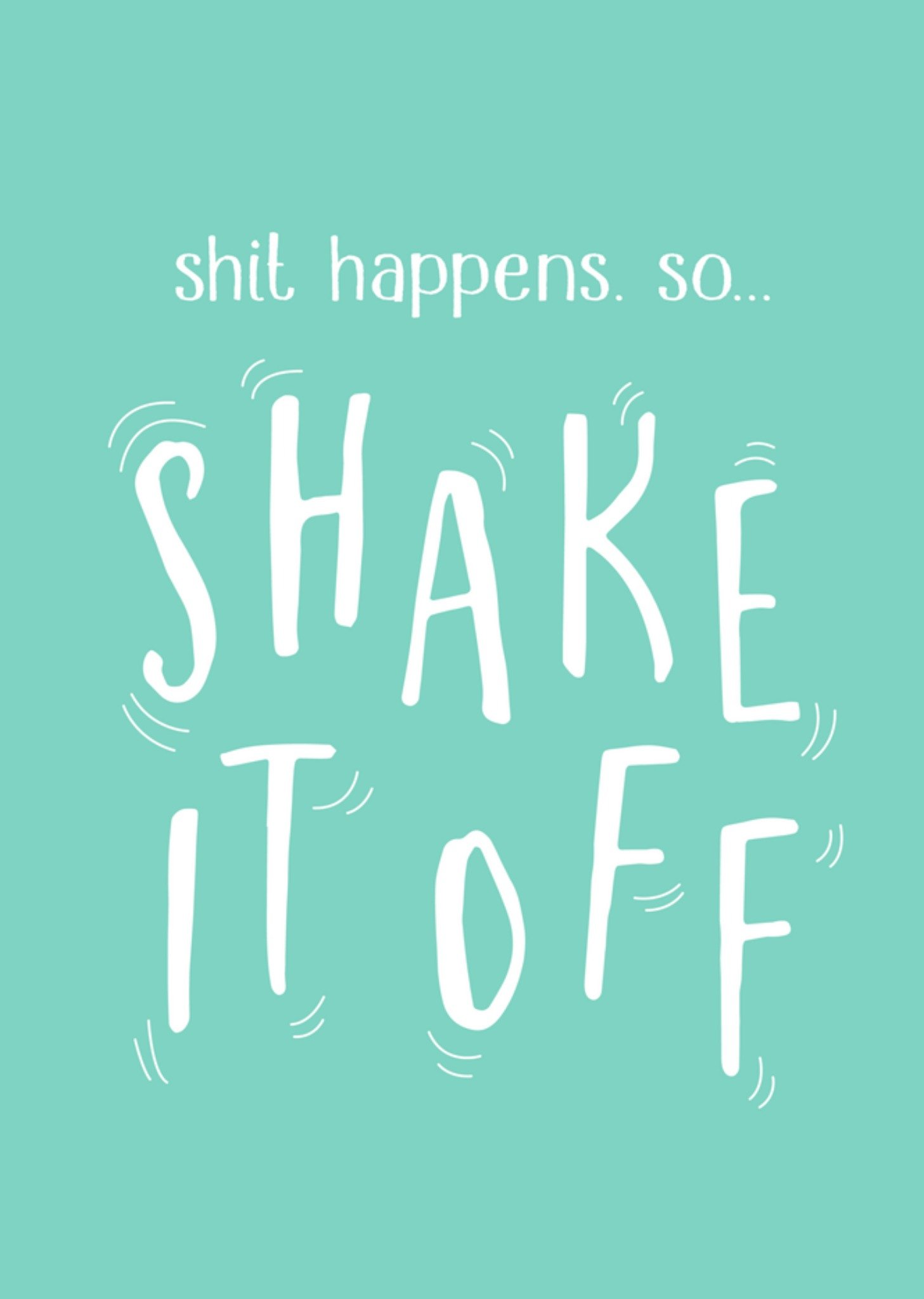 Gezakt kaart tekst Greetz