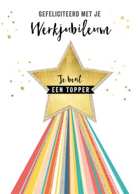 Greetz | Werkjubileum kaart | Weer een topjaar