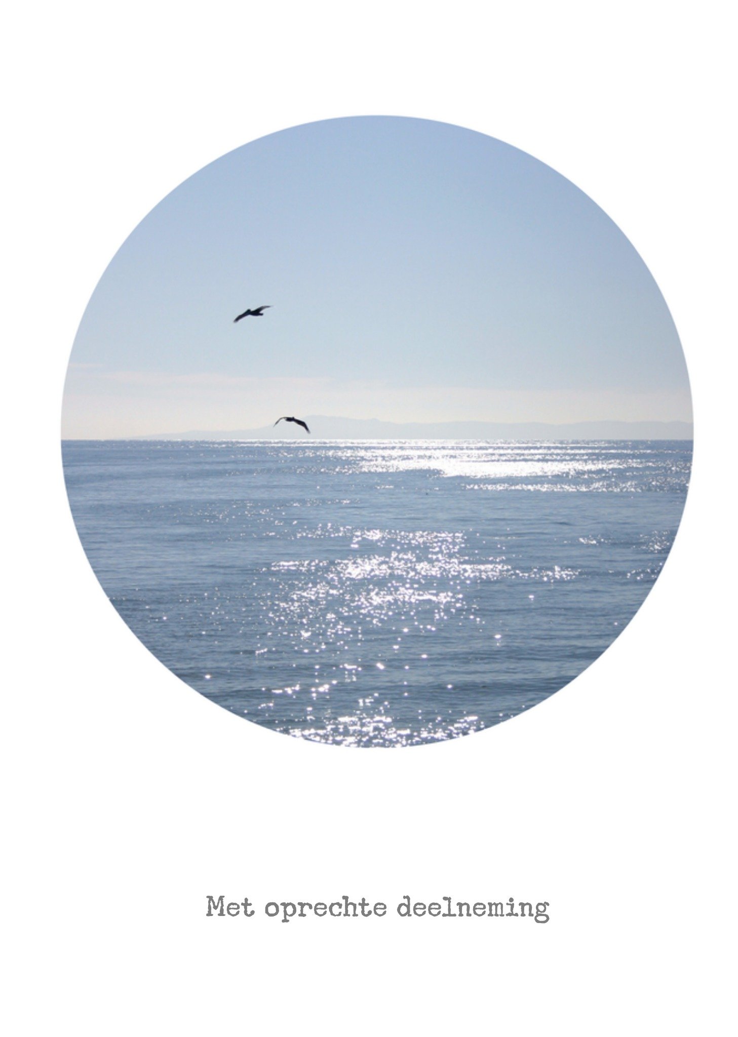 Condoleancekaart Natuurfotografie Kaart Bright Spot