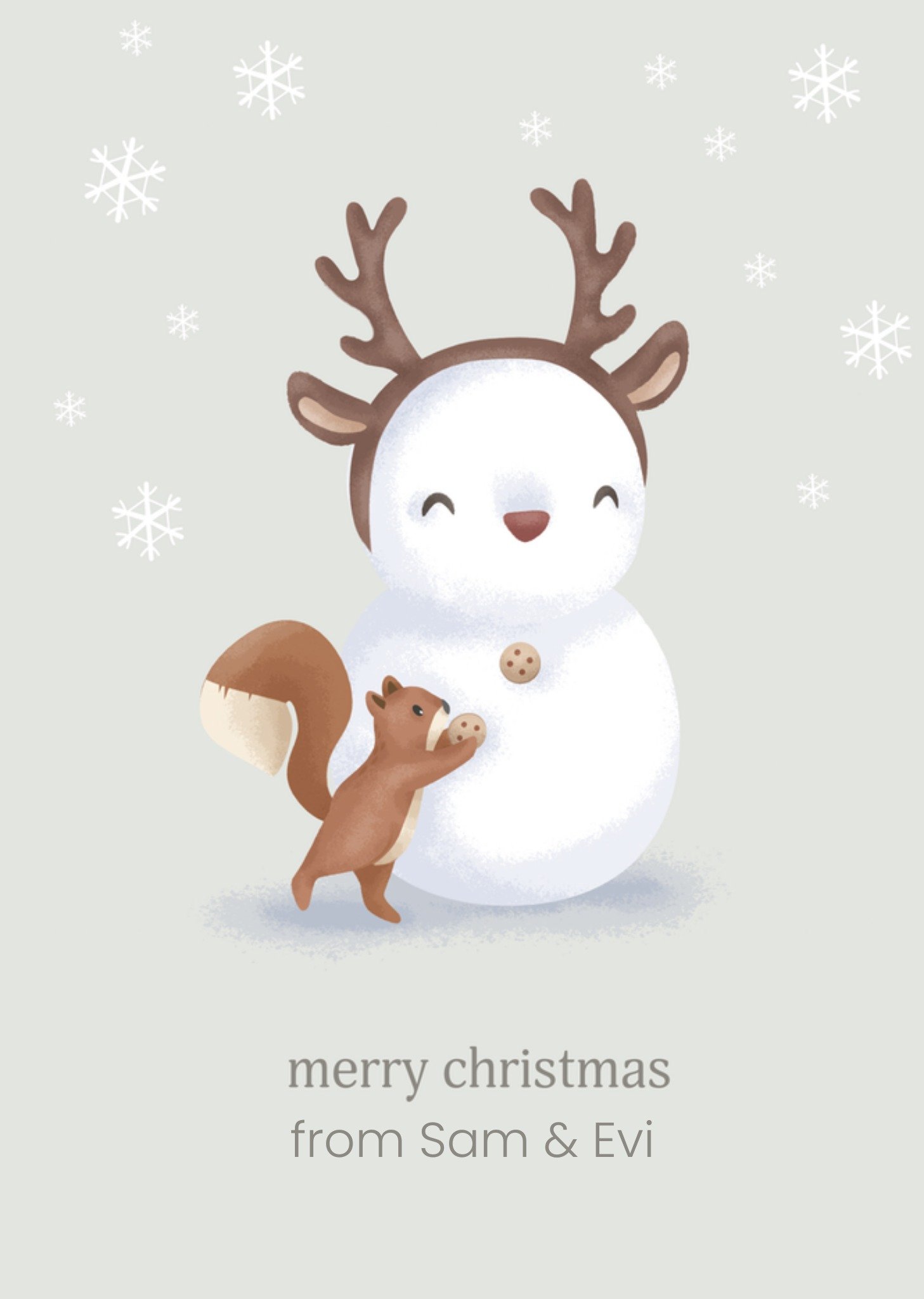 Little Dutch Kerstkaart Merry christmas Standard Card