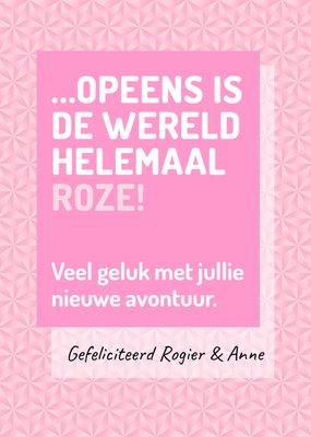Love Repeat | Geboortekaart | meisje | met naam