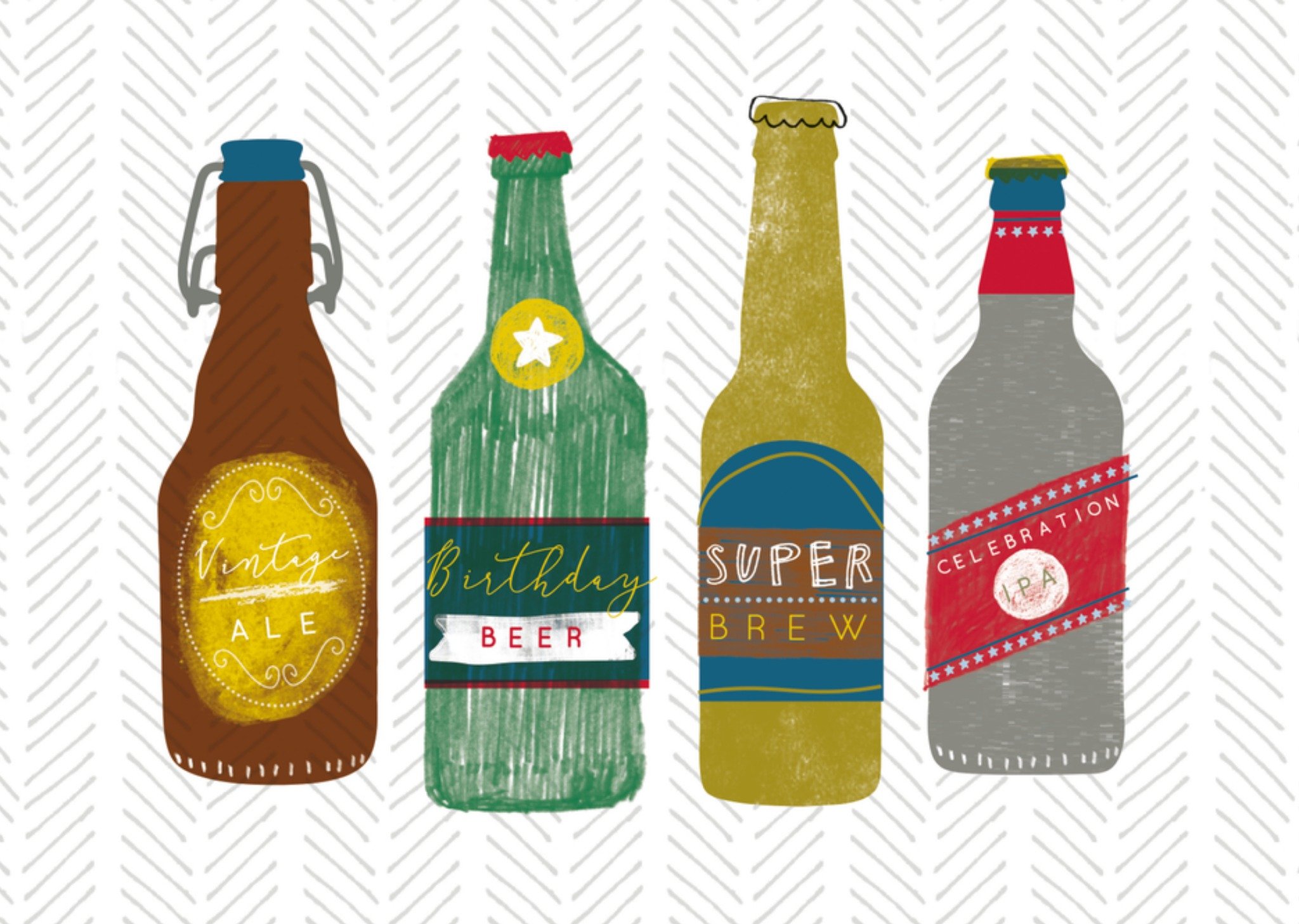 Verjaardagskaart Biertjes Kaart TMS