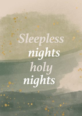 Greetz | Kerstkaart | Sleepless nights