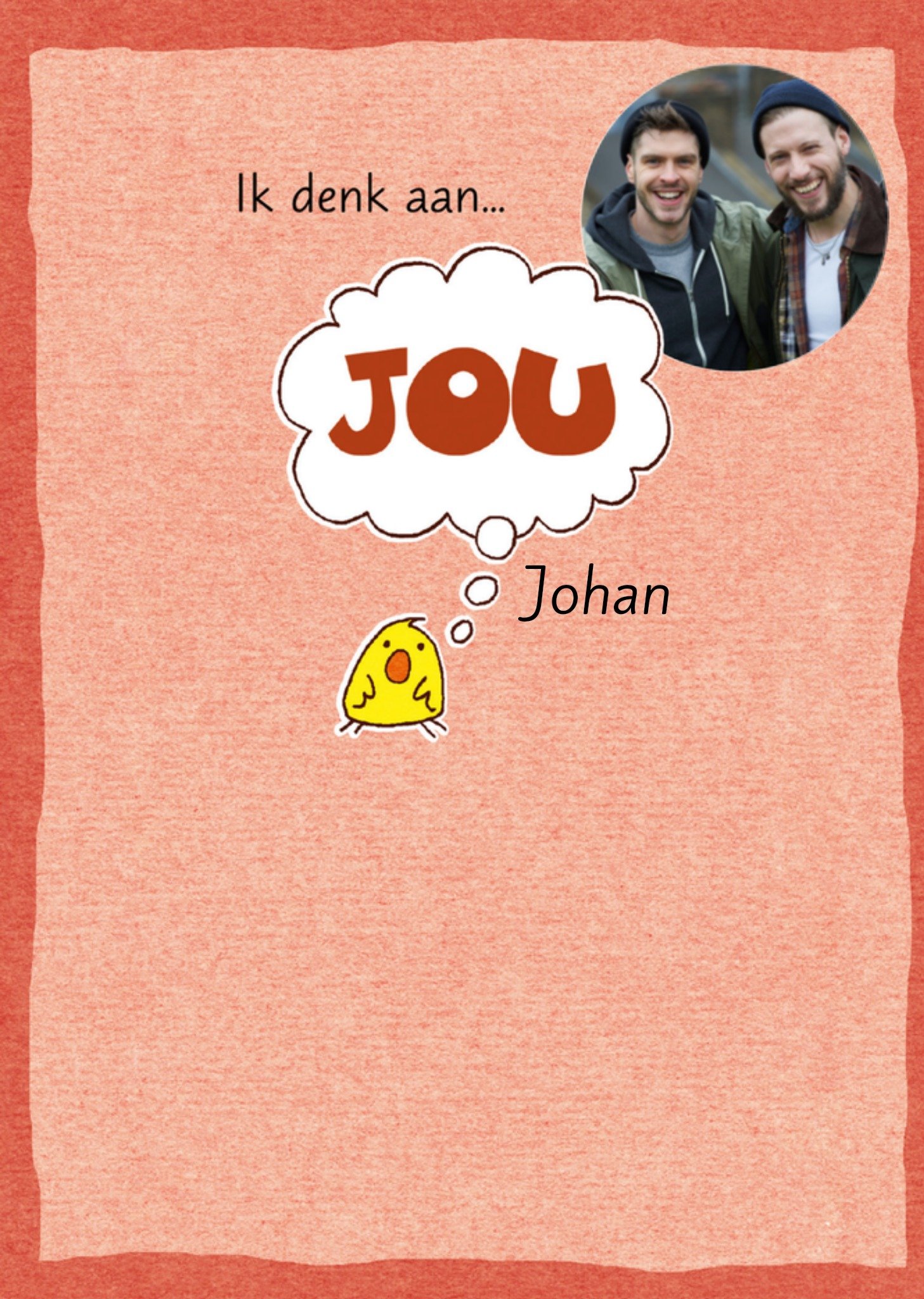 Denken aan Illustratie Kaart Paperclip