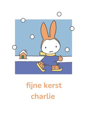 Miffy | Kerstkaart | Fijne Kerst
