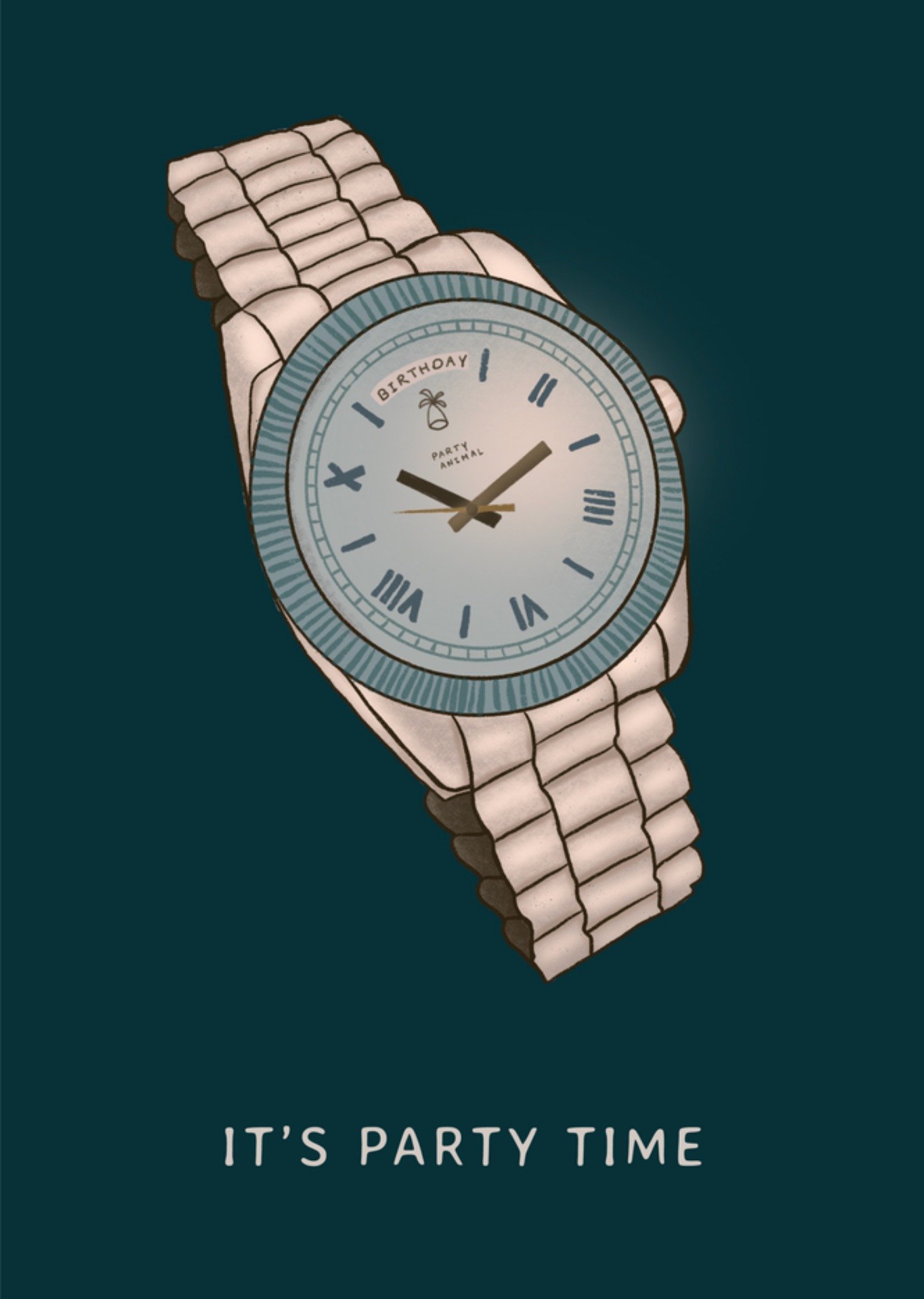 Verjaardagskaart The Good Gets Better Party Time Greetz