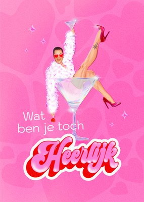Fred van Leer | Valentijnskaart | wat ben je toch heerlijk | cocktail