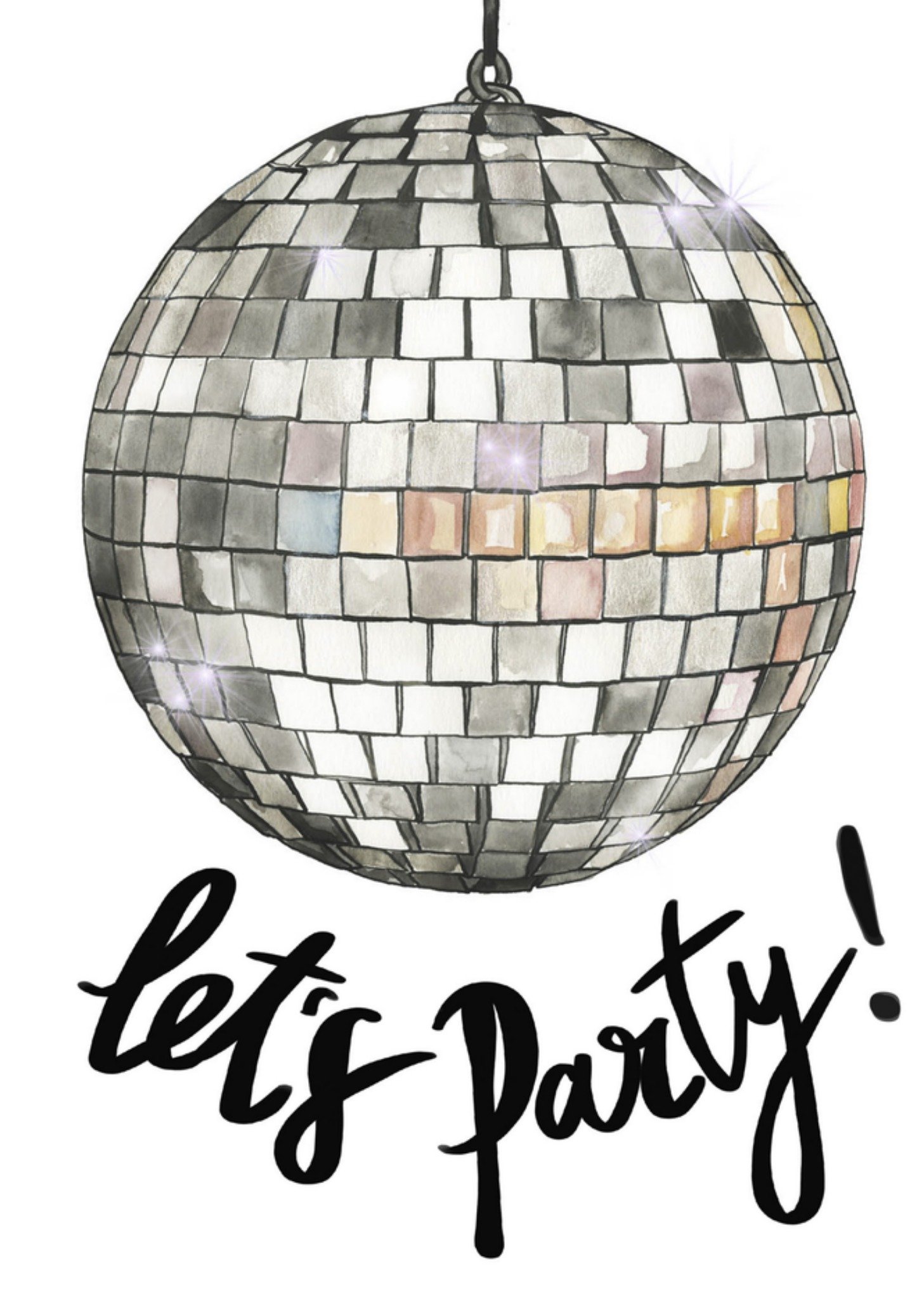 Marie Bodie Verjaardagskaart discobal Kaart Marie Bodié