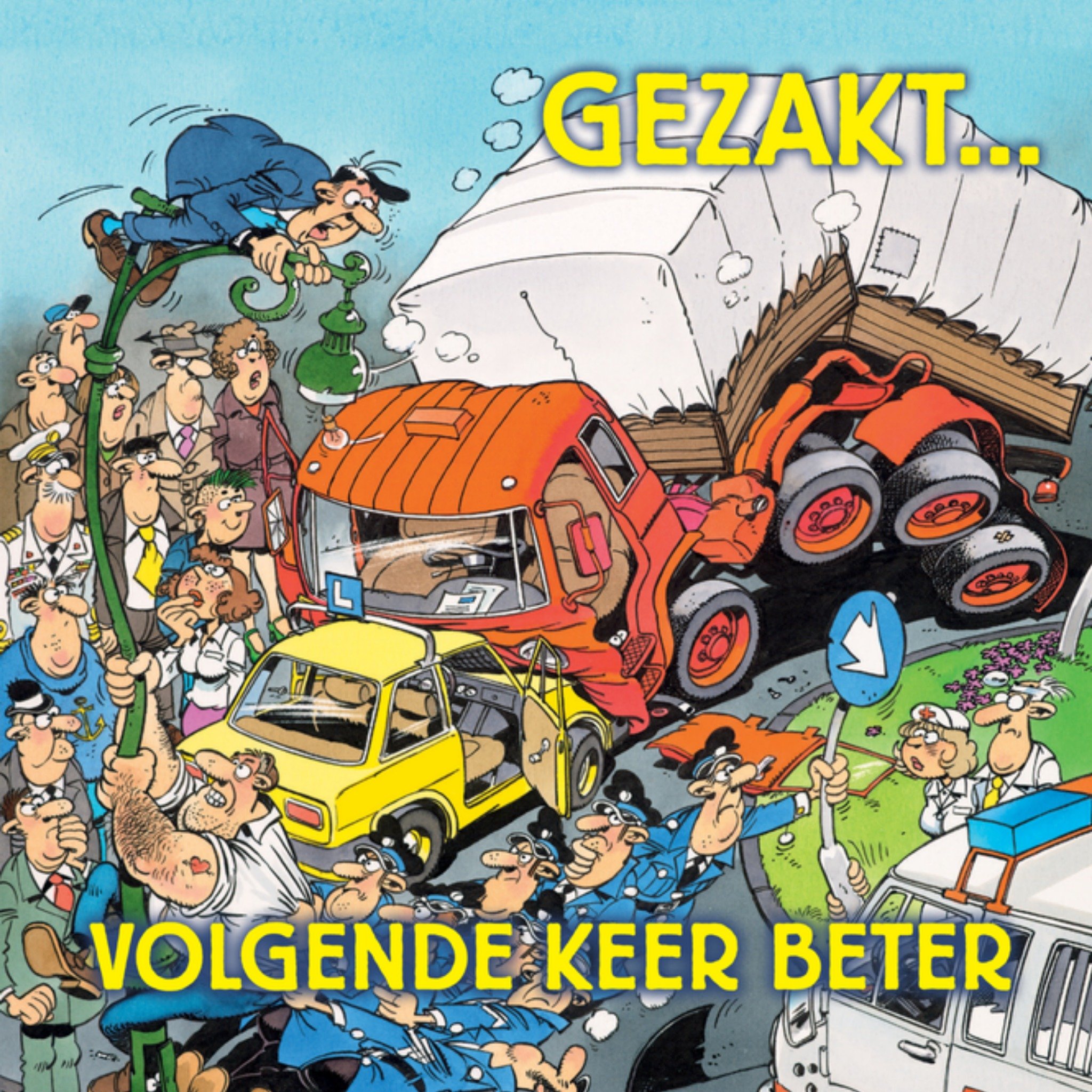 Gezakt kaart rijbewijs Vierkante Kaart Jan van Haasteren